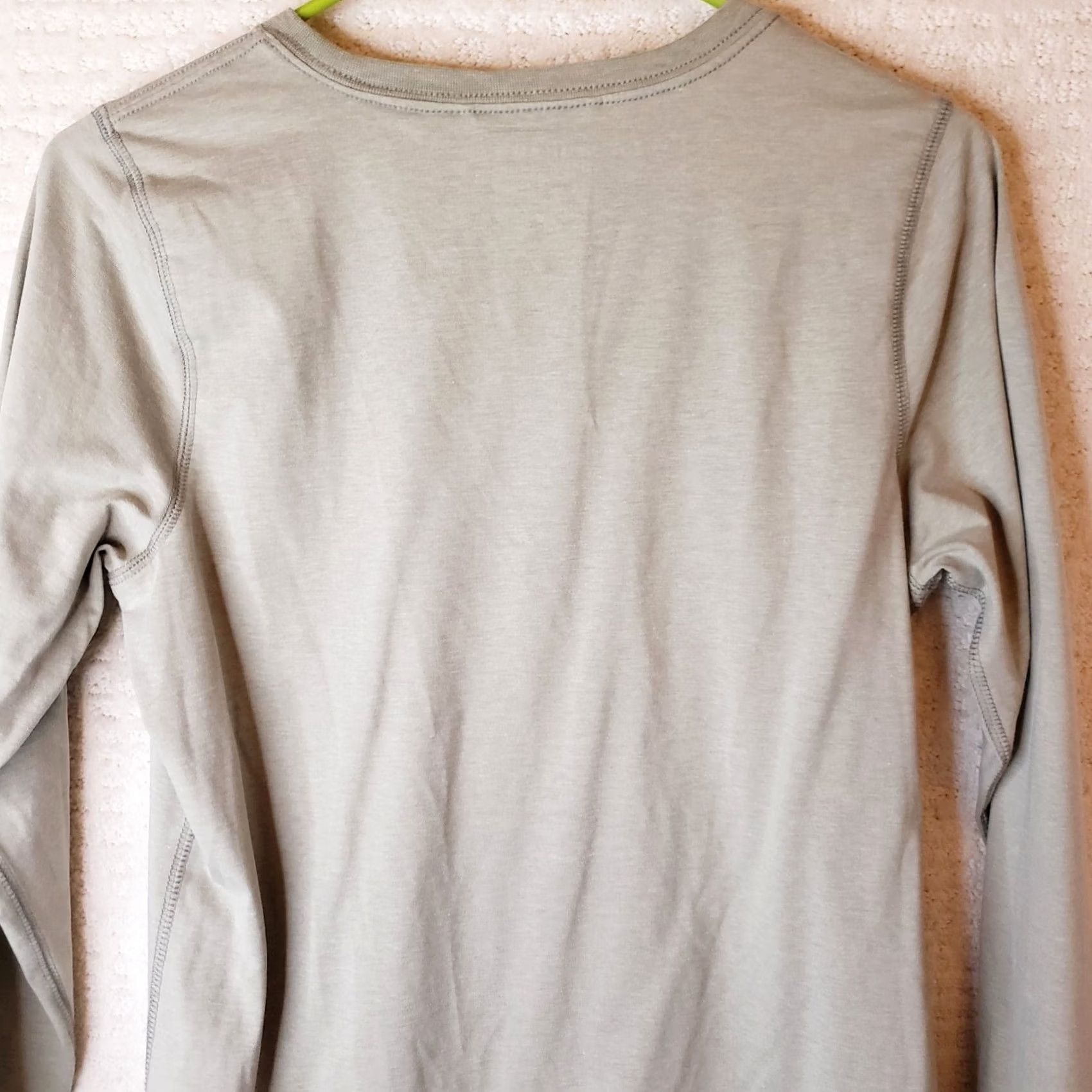 Vintage LL Bean Long Sleeve T-Shirt Top Women's Small Beige Size S / US 4 / IT 40 - 6 Thumbnail