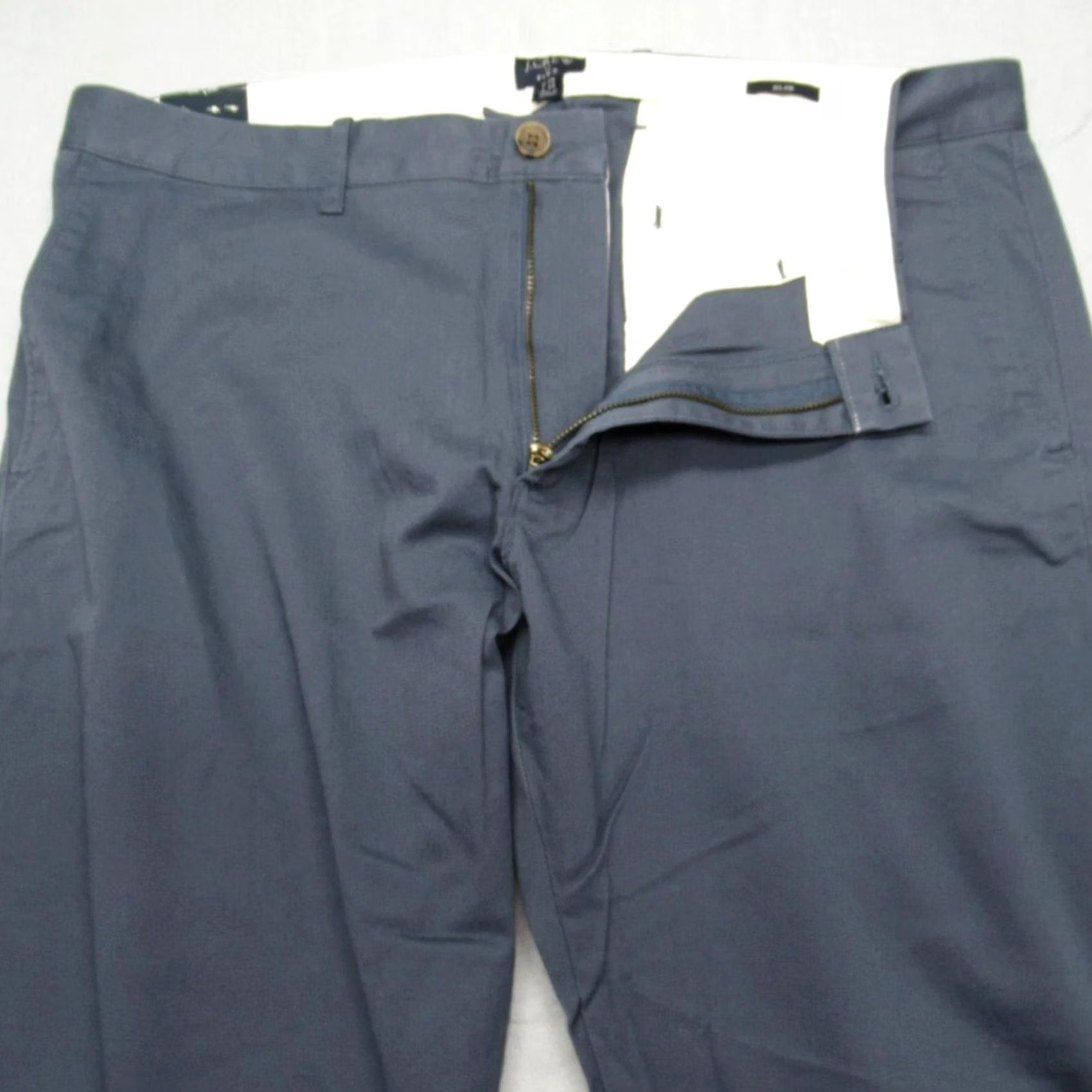 J.Crew J.CREW Slim Flex Chino Pants Mens 36x32 Blue Flat Front Straight Leg Slim Fit NWT Size US 36 / EU 52 - 4 Thumbnail