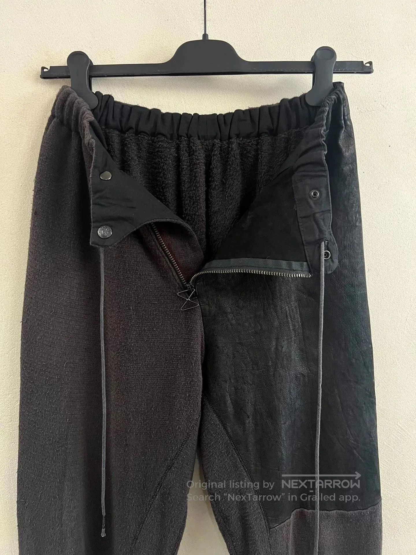 Rick Owens Rick Owens Style Leather Flared Pants. Size US 28 / EU 44 - 6 Thumbnail