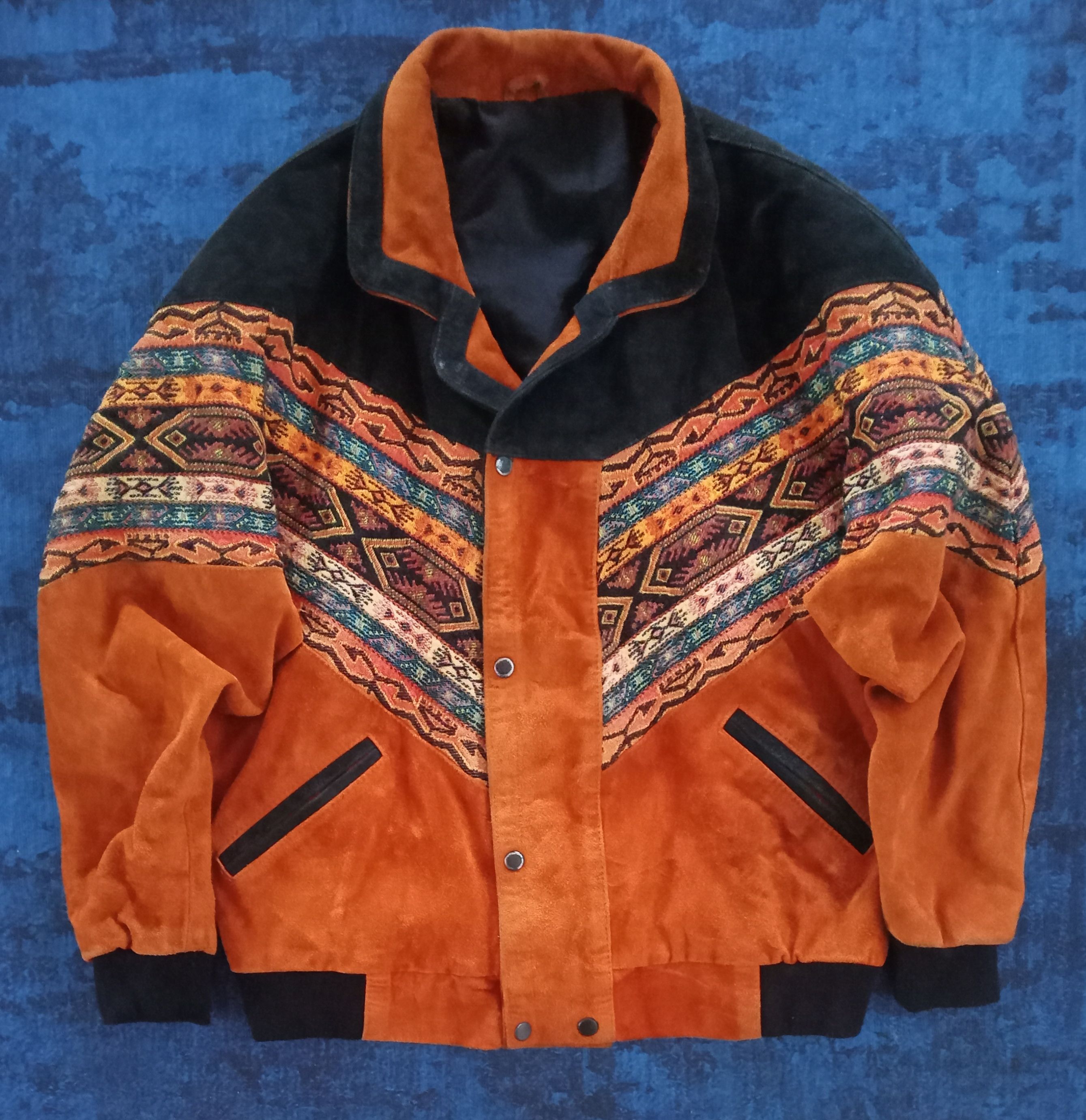 Diesel Vintage Rare Diesel Y2K Leather Bomber Jacket 80s
