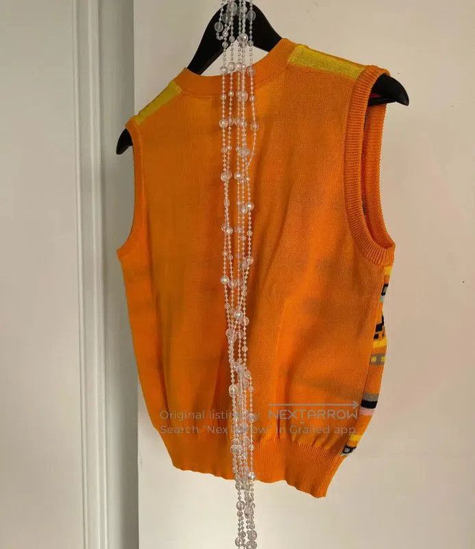 Dior Dior Orange Knit Women's Vest . Size M / US 6-8 / IT 42-44 - 5 Thumbnail