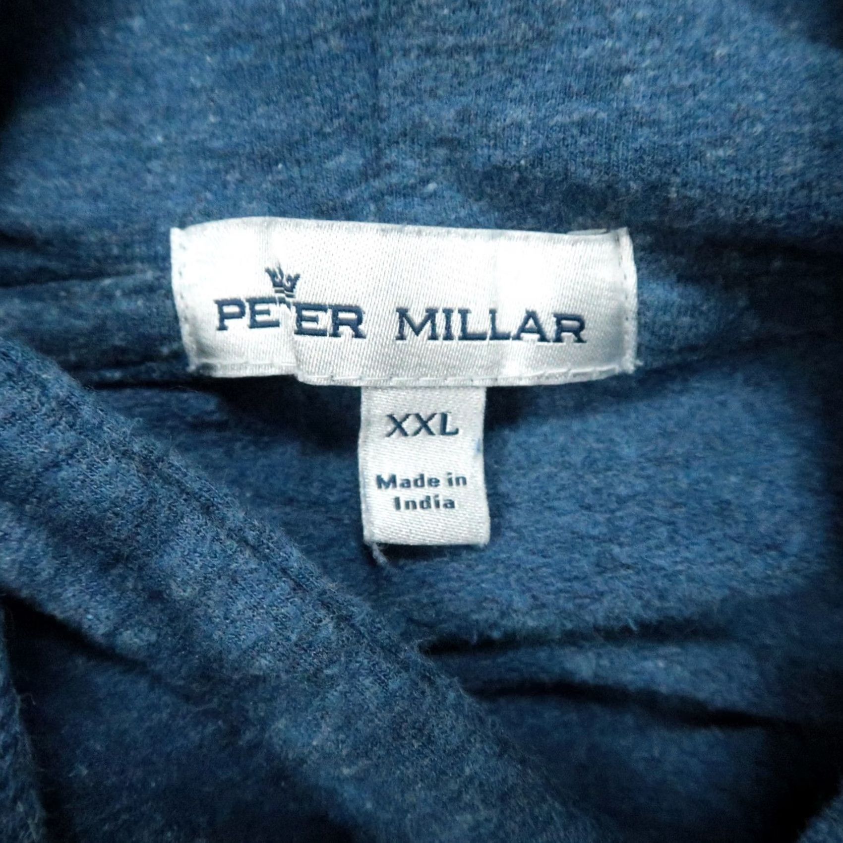 Peter Millar Peter Millar Hoodie Mens 2XL Blue Lava Wash Pullover Hooded Stretch Pockets/Long Sleeve Shirt? Size US XXL / EU 58 / 5 - 3 Thumbnail