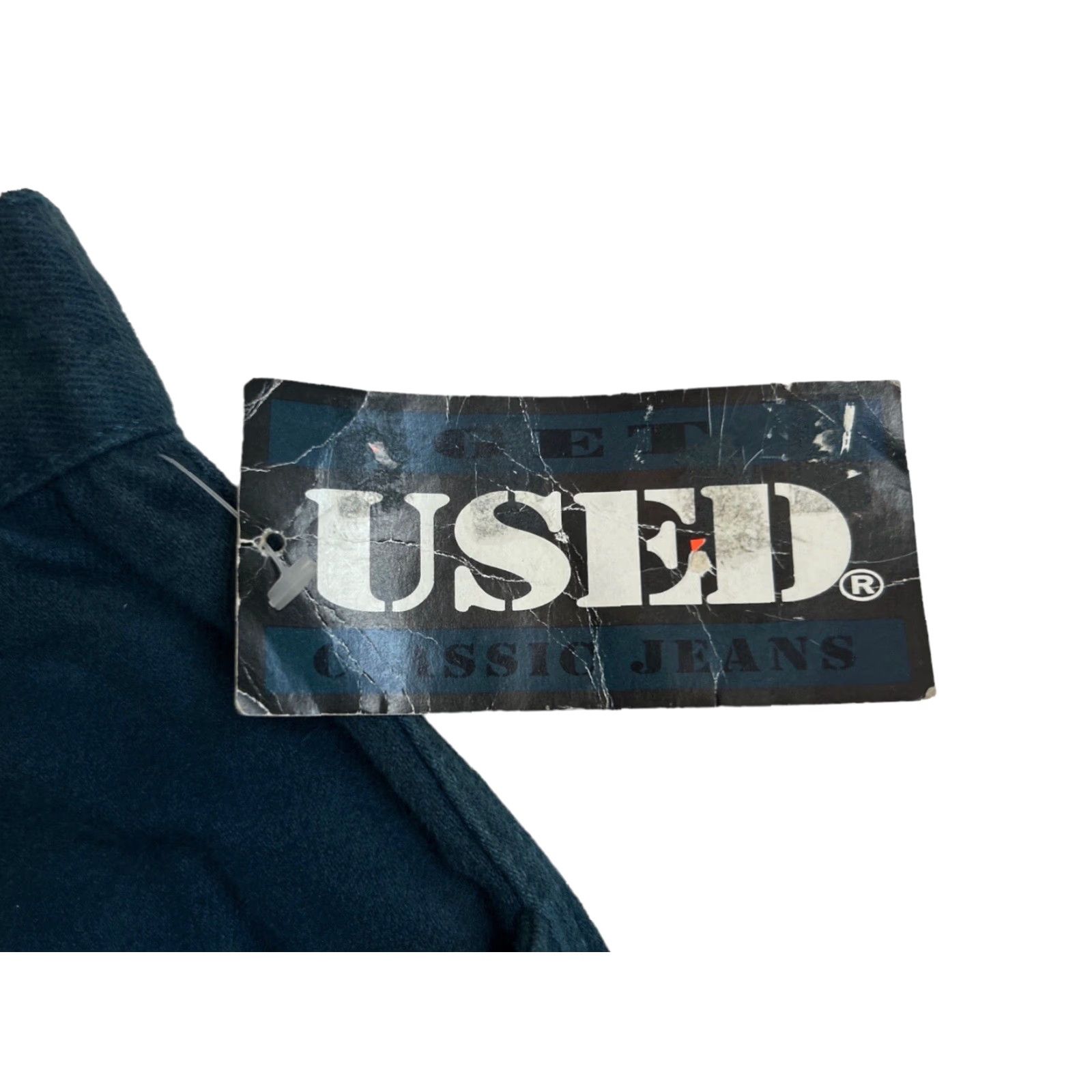 Denime VINTAGE Get Used Jeans Mens 38 Blue 90s NWT Deadstock Denim Jeans Clothing 33 Inseam Side Pockets Back Pockets 90s Theme Mens weight 38? Size US 38 / EU 54 - 3 Thumbnail