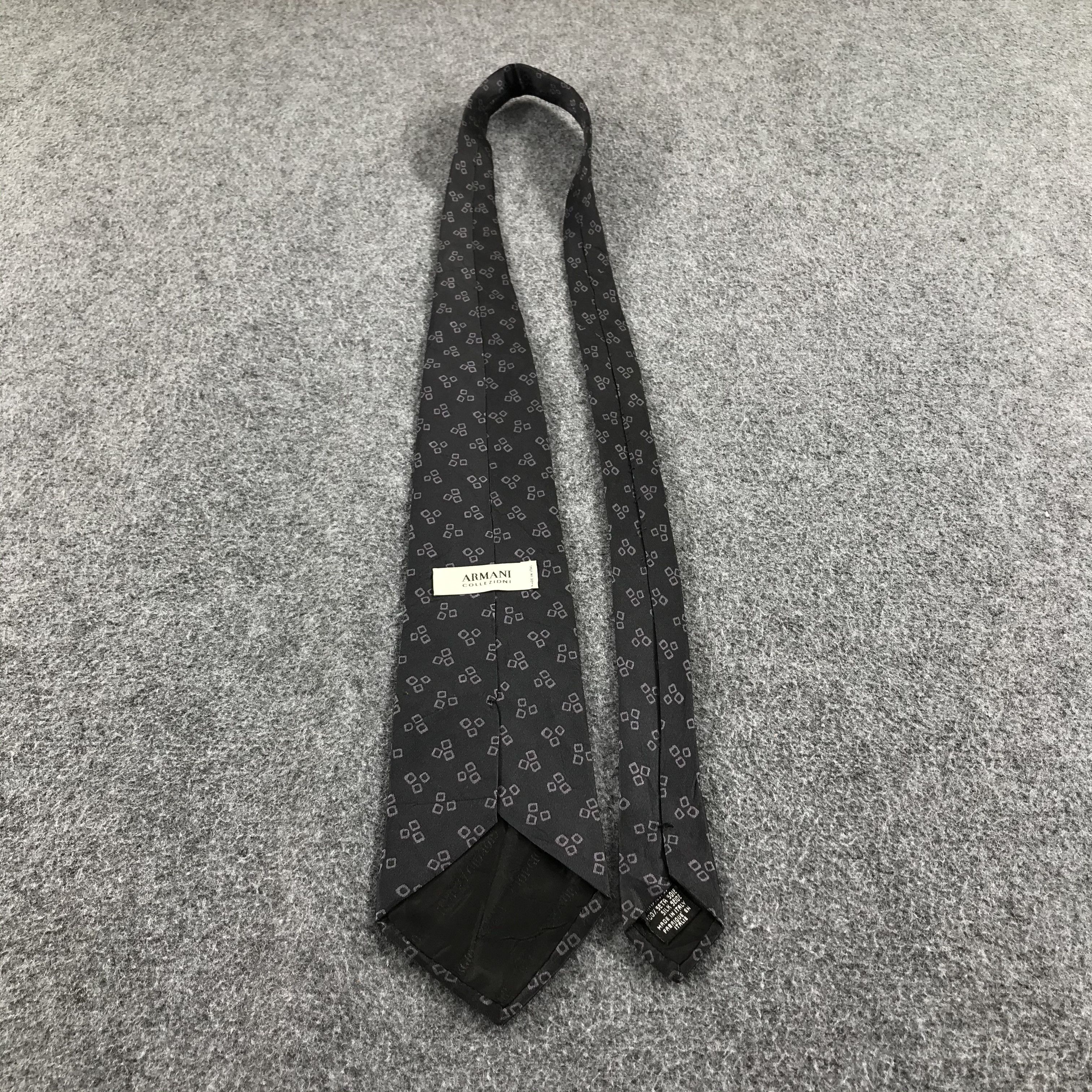 Armani Collezioni × Vintage Vintage Armani Collezioni Silk Neck Ties T21 Size ONE SIZE - 2 Thumbnail