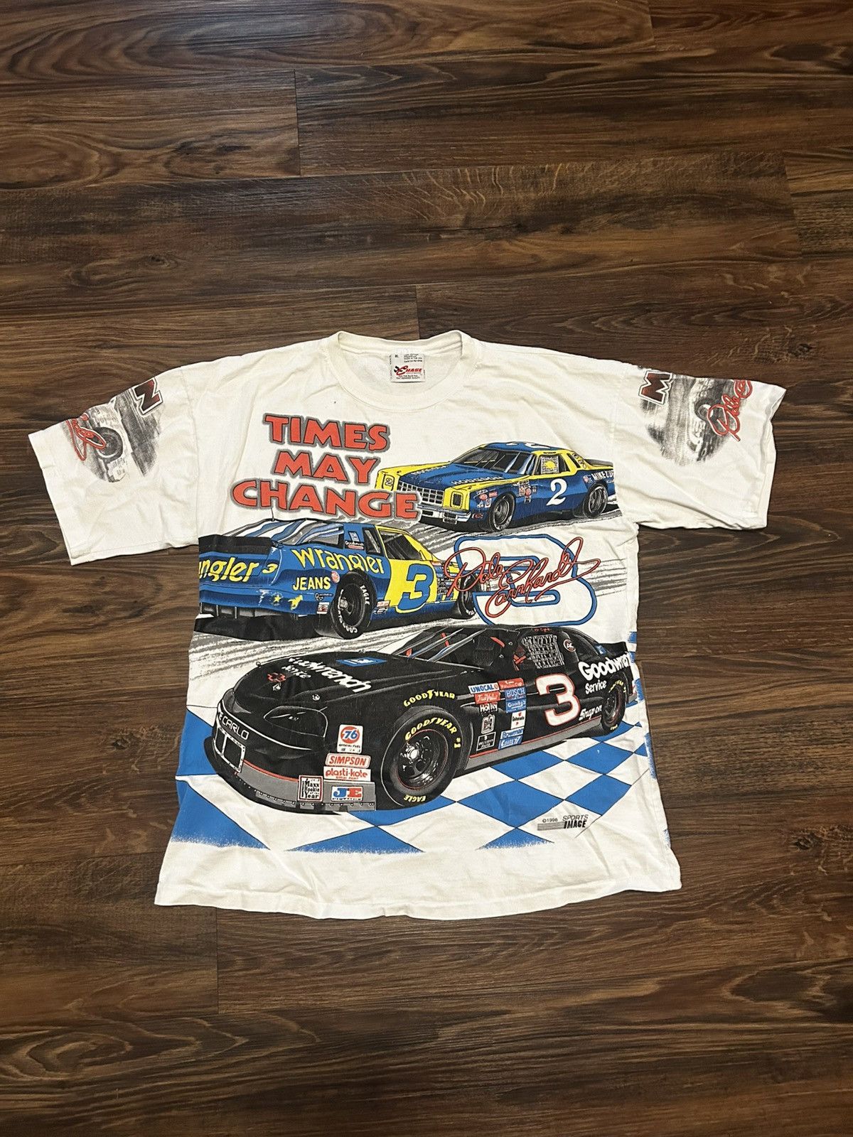 Chase Authentics × NASCAR × Vintage 1996 Dale Earnhardt NASCAR shirt Size US XL / EU 56 / 4 - 2 Thumbnail