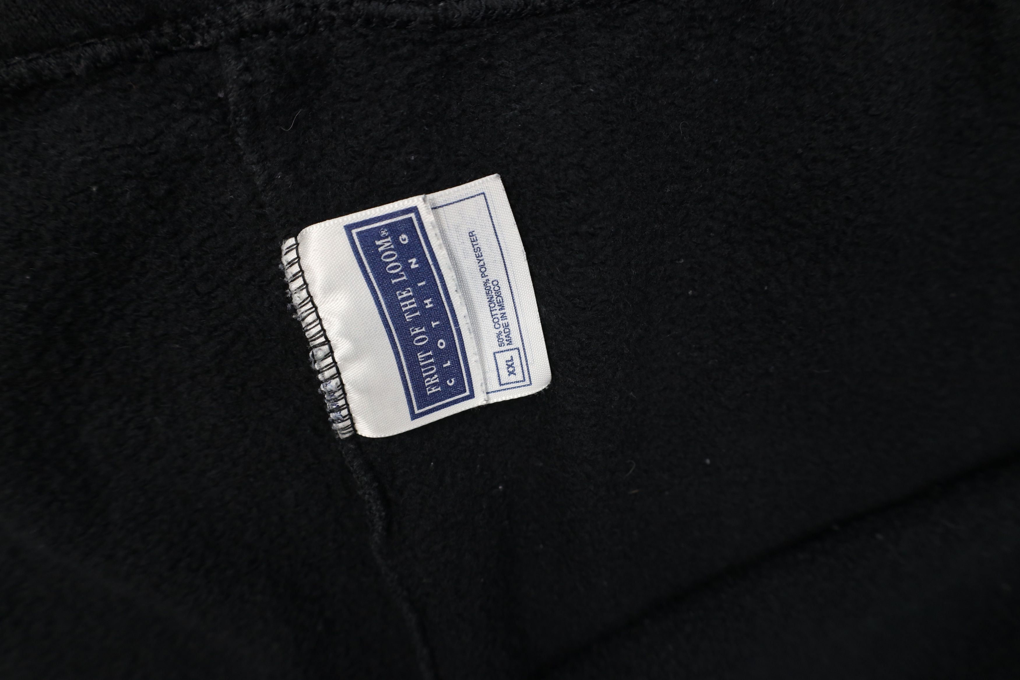 Vintage Vintage 90s Streetwear Blank Cuffed Sweatpants Joggers Black Size US 38 / EU 54 - 7 Thumbnail