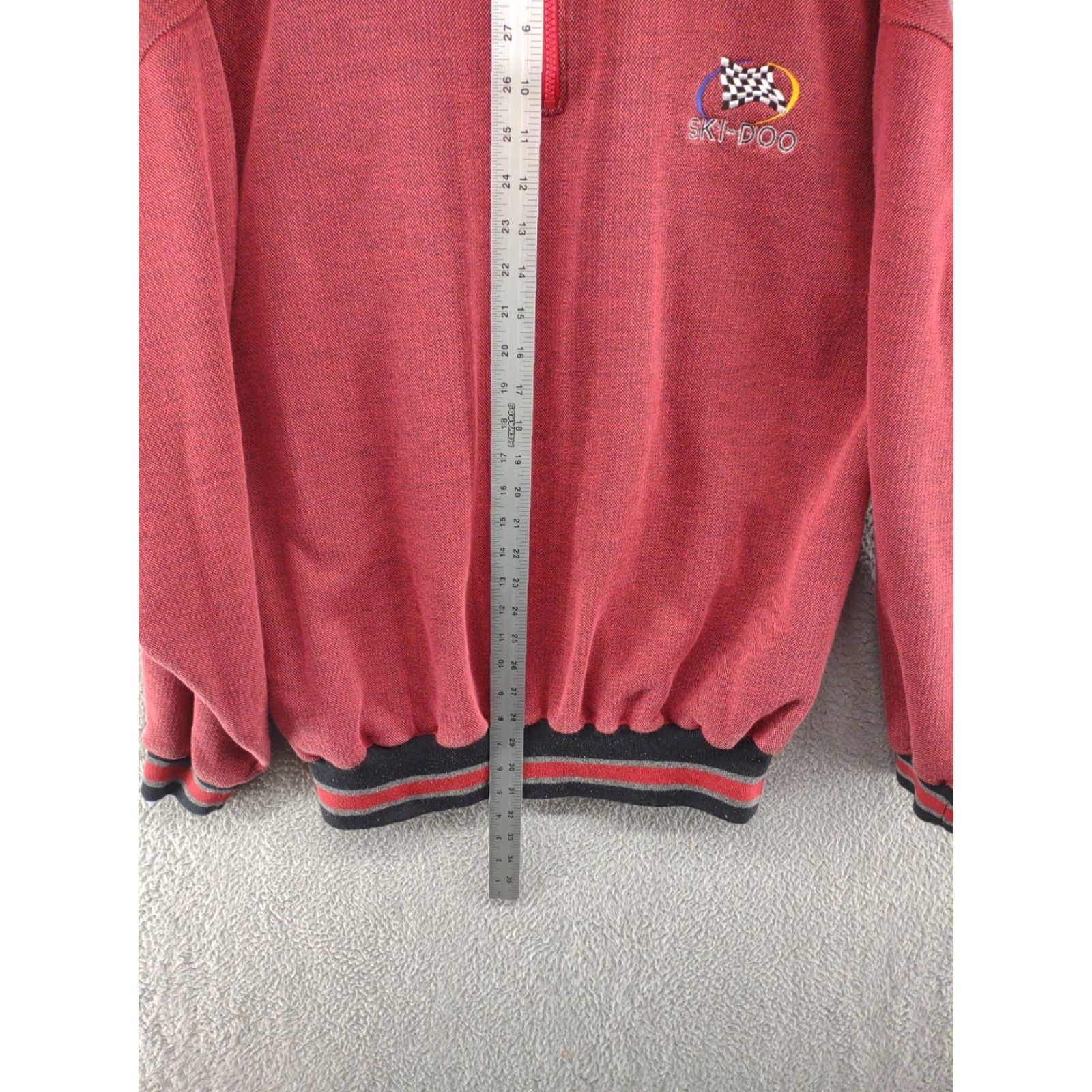Vintage VINTAGE 90s Polaris Skidoo Embroidered 1/4 Zip Sweatshirt SZ L USA Size US L / EU 52-54 / 3 - 6 Thumbnail