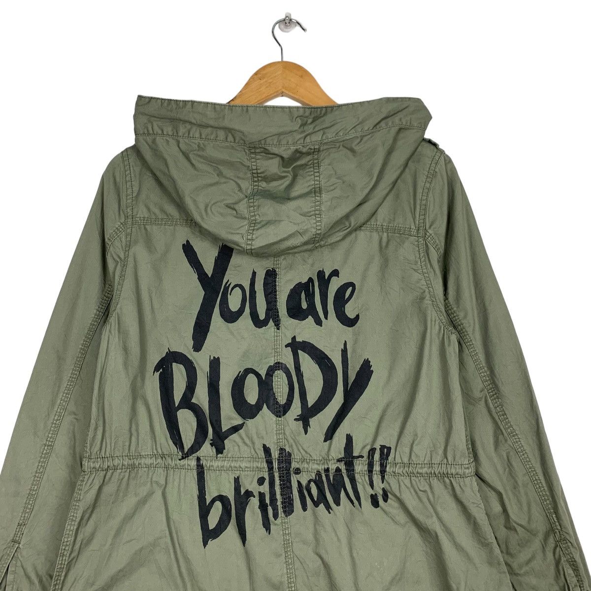 Japanese Brand AVON LILY You Are Bloody Brilliant! Fishtail Parka #0985-C44 Size US S / EU 44-46 / 1 - 2 Thumbnail