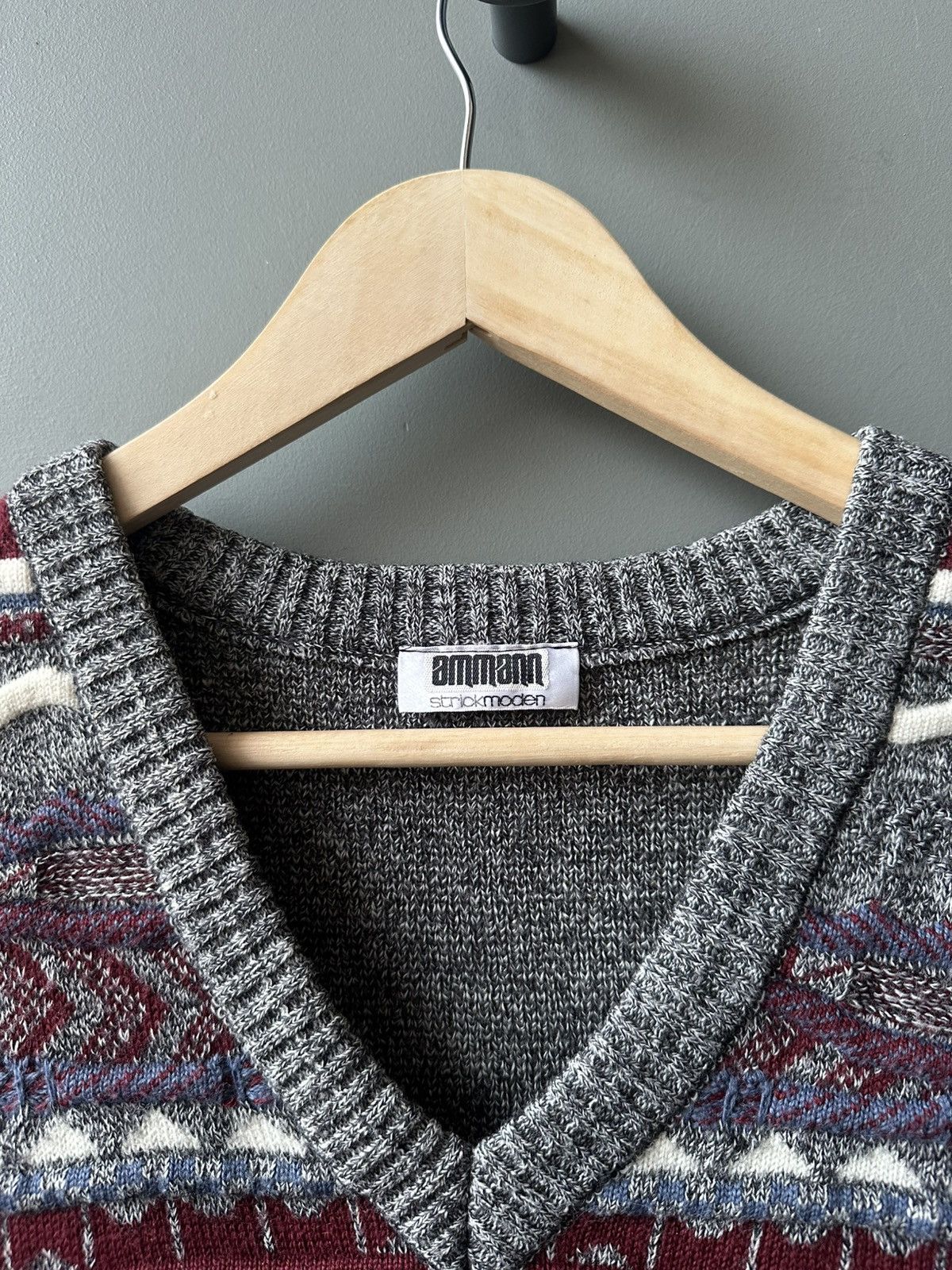 Other Ammann Wool Acryl Sweater Vest Analog Coogi Size US M / EU 48-50 / 2 - 3 Thumbnail