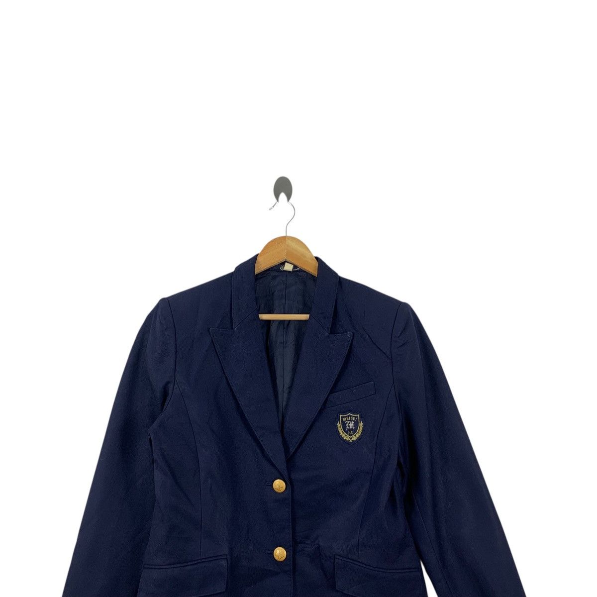 Hanae Mori Vintage HANAE MORI MEISEI Collection Gold Button Coat Blazer Size S / US 4 / IT 40 - 2 Thumbnail