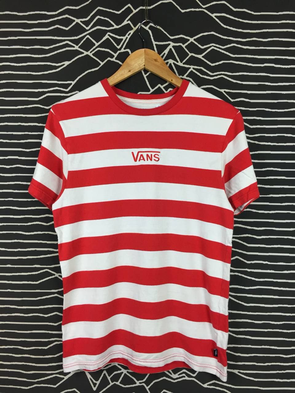 Vans Vans Skateboards Embroidered Logo Striped Tee Size US S / EU 44-46 / 1 - 2 Thumbnail
