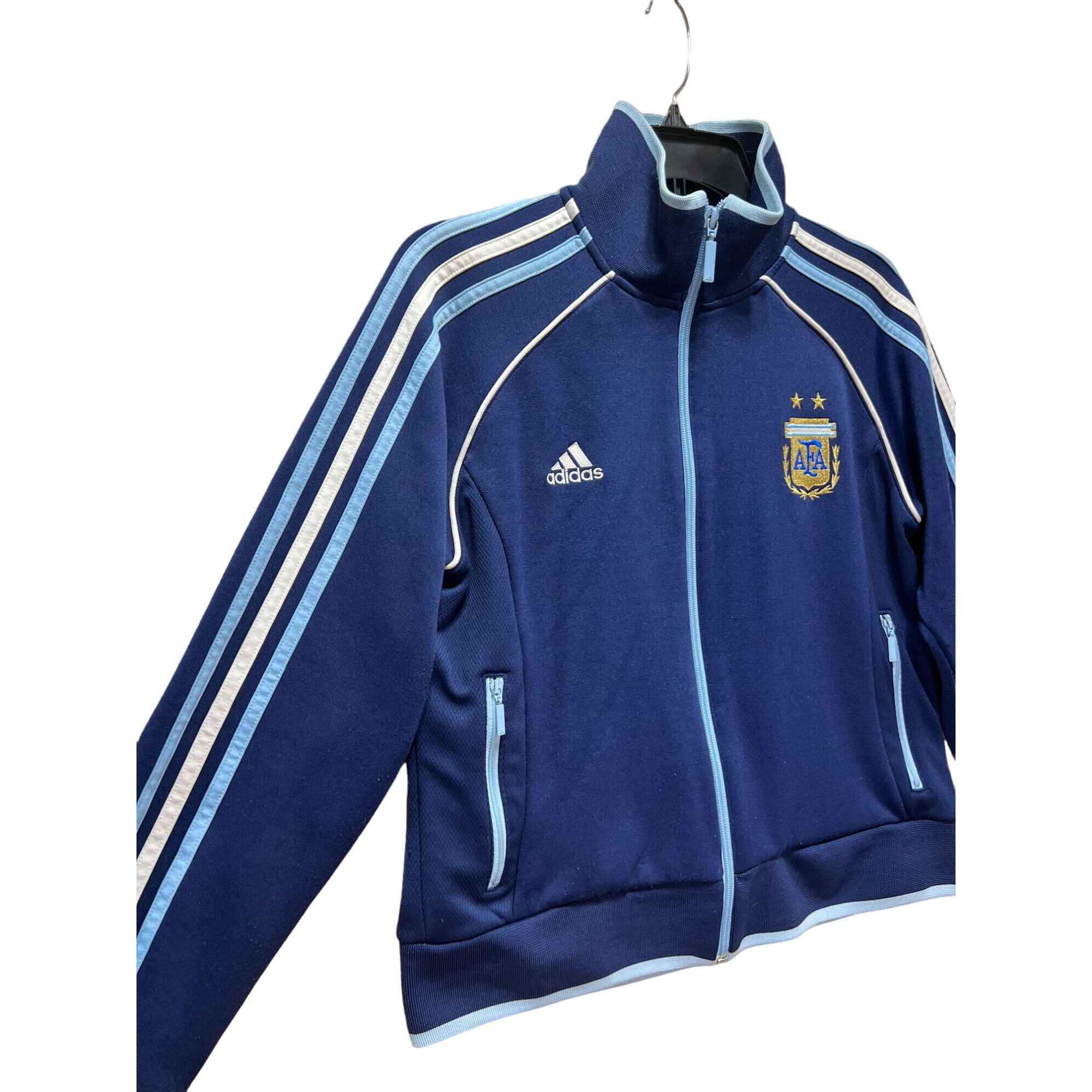Adidas Adidas - Women's Long Sleeve Sweatshirt - Blue - Large Size L / US 10 / IT 46 - 11 Thumbnail