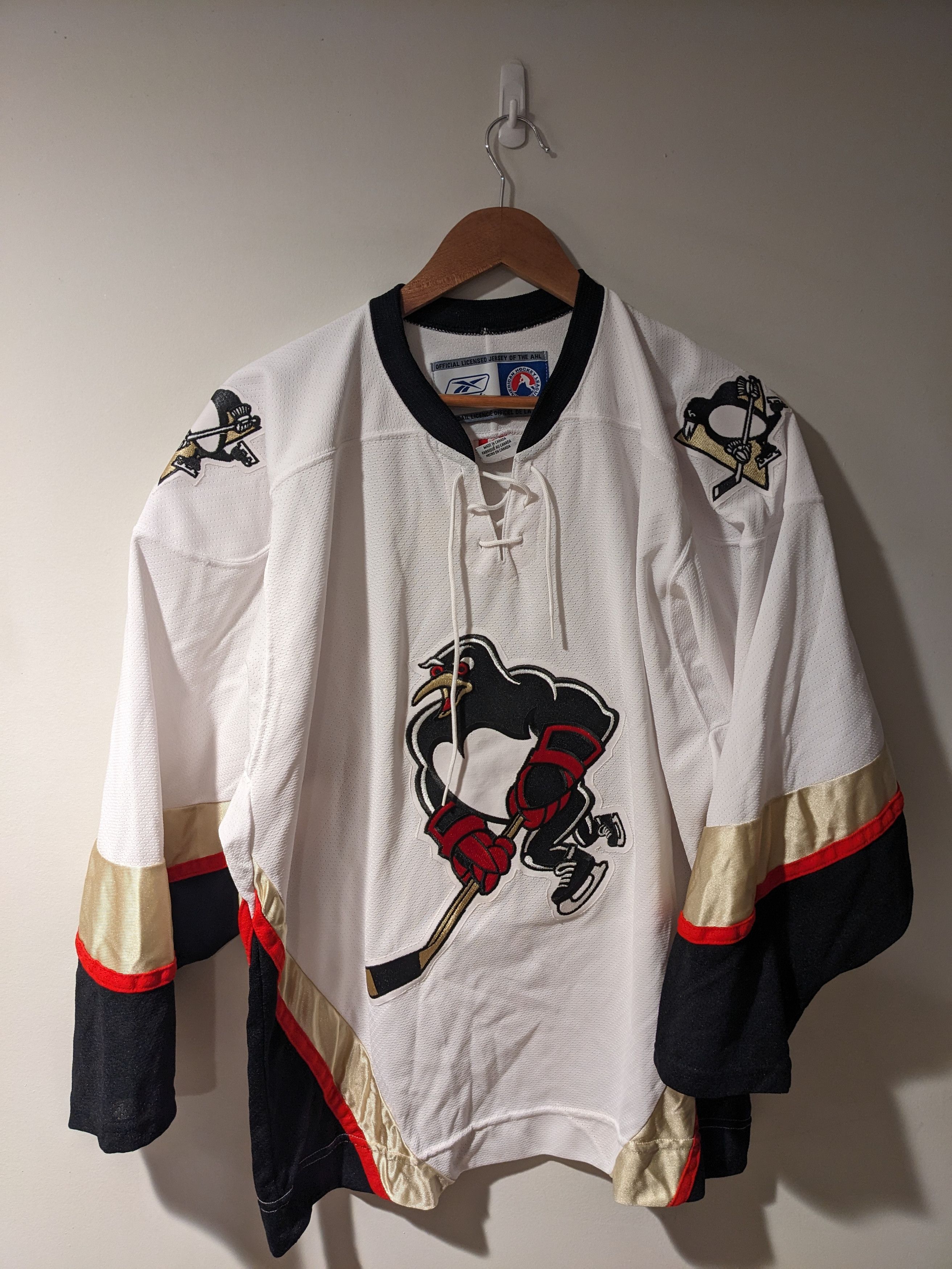 NHL × Vintage Vintage 90s Pittsburgh Penguins NHL Hockey Medium Jersey Size US M / EU 48-50 / 2 - 1 Thumbnail