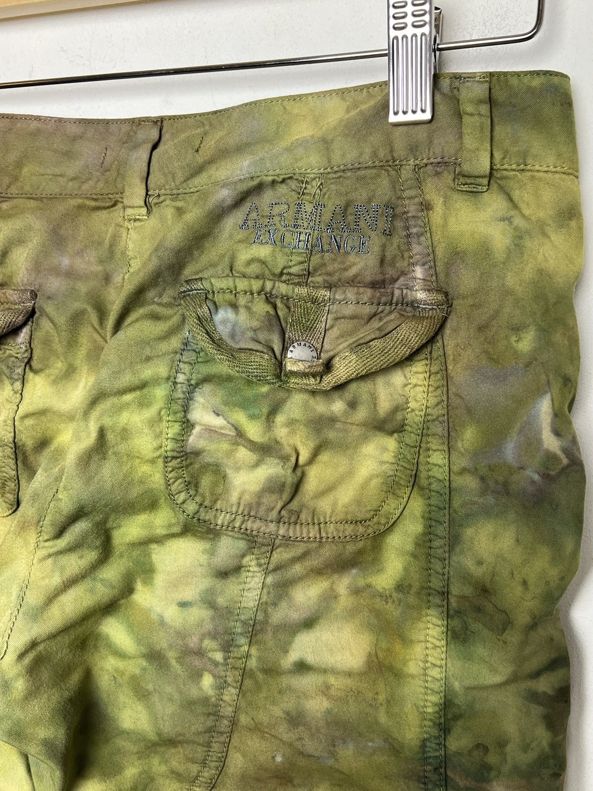 Giorgio Armani armani tie dye cargo camo multipocket army pants Size US 28 / EU 44 - 9 Thumbnail