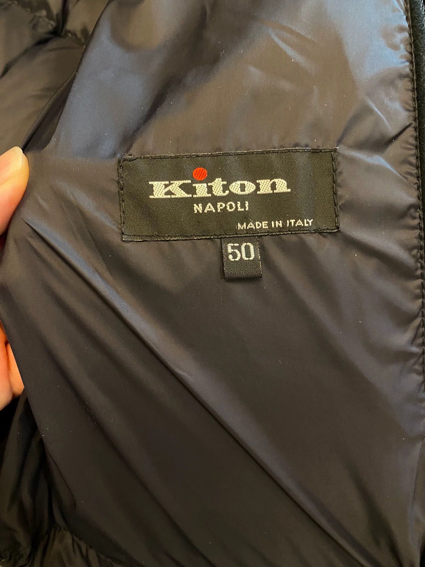 Kiton KITON Shearling-Cashmere 90% Down Leather Down Coat Size US M / EU 48-50 / 2 - 4 Thumbnail