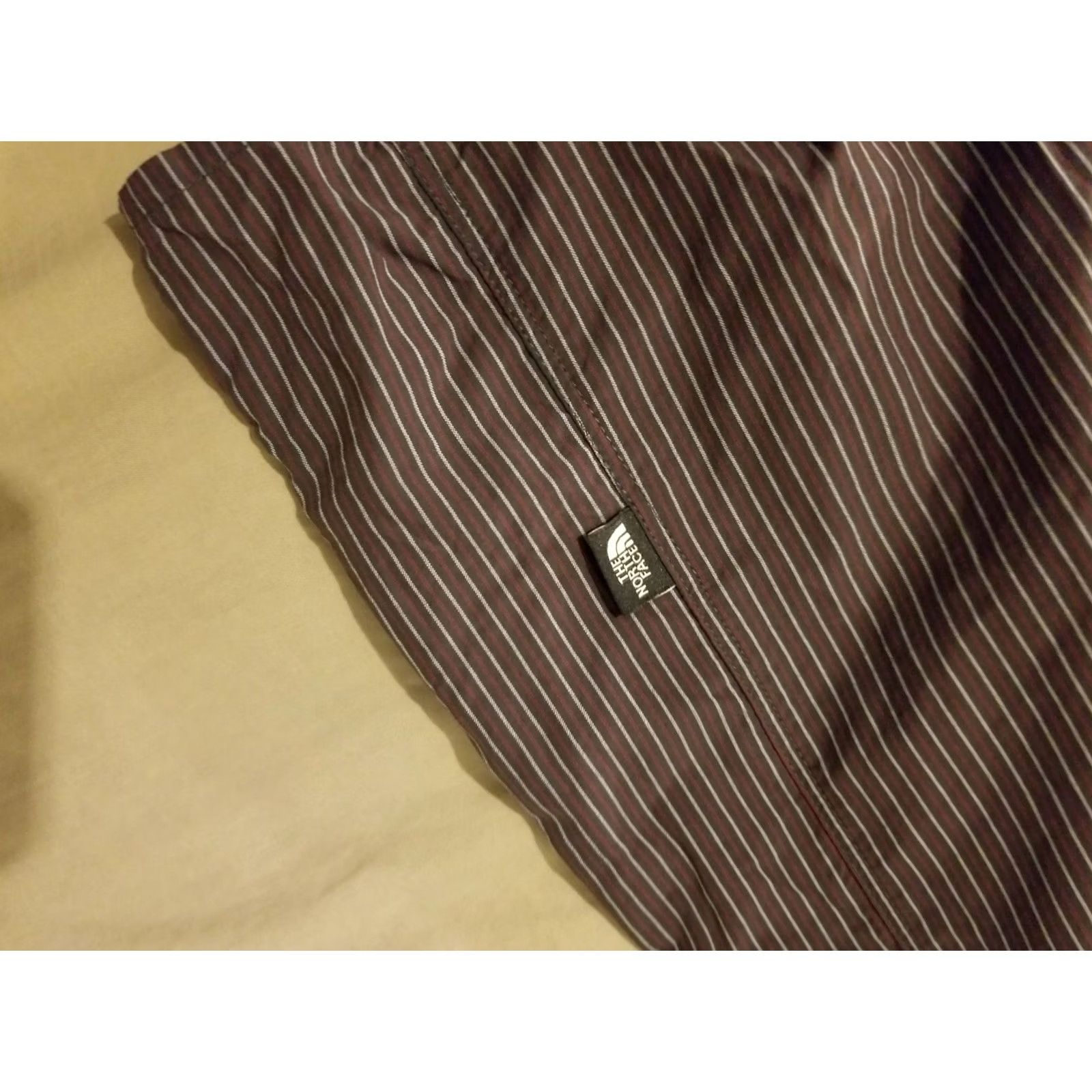 The North Face Mens The North Face Button Shirt L Large Brown Outdoor Hiking Size 42R - 2 Thumbnail
