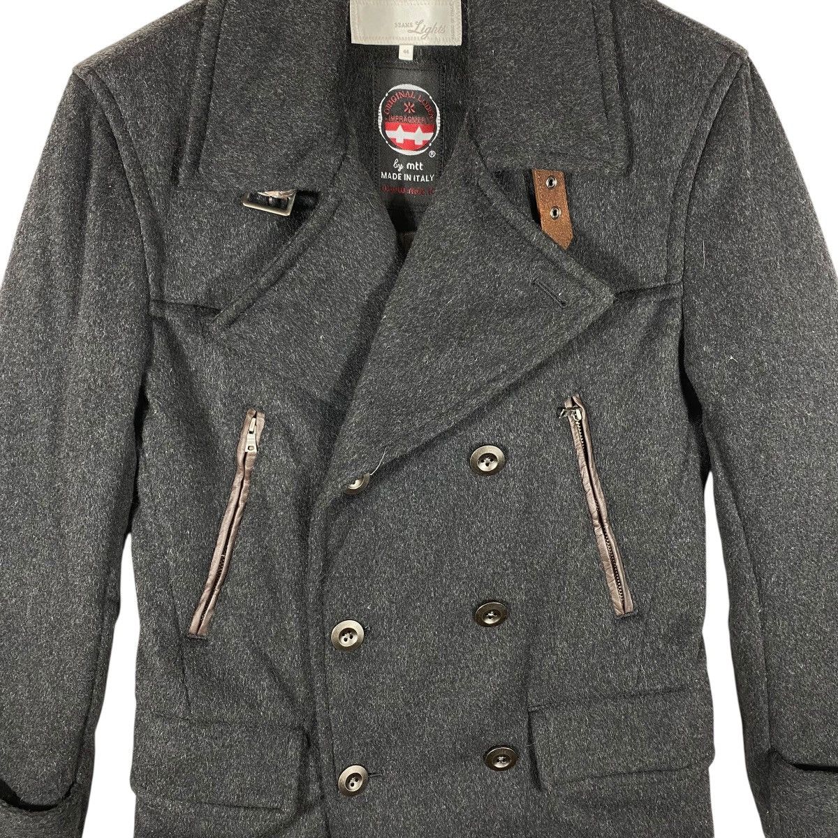 Beams Japan Beams Lights Italian Mtt Wool Blend Peacoat Size 44 (Fit M) Size US S / EU 44-46 / 1 - 5 Thumbnail