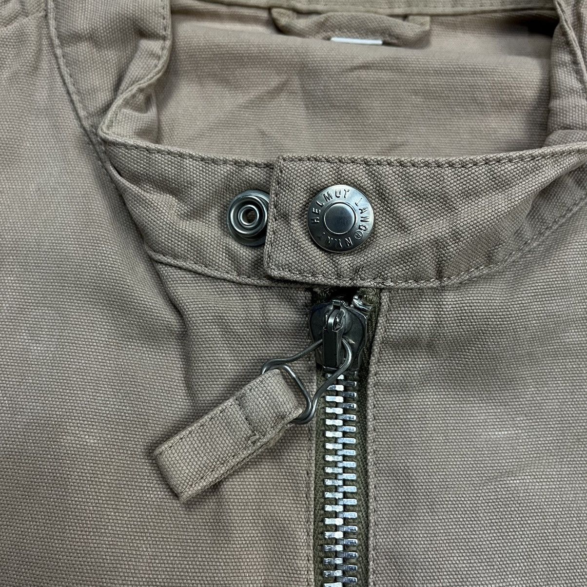 Helmut Lang “SAMPLE” Helmut Lang Dark Beige Raw Canvas Vest Jacket Size US M / EU 48-50 / 2 - 8 Thumbnail