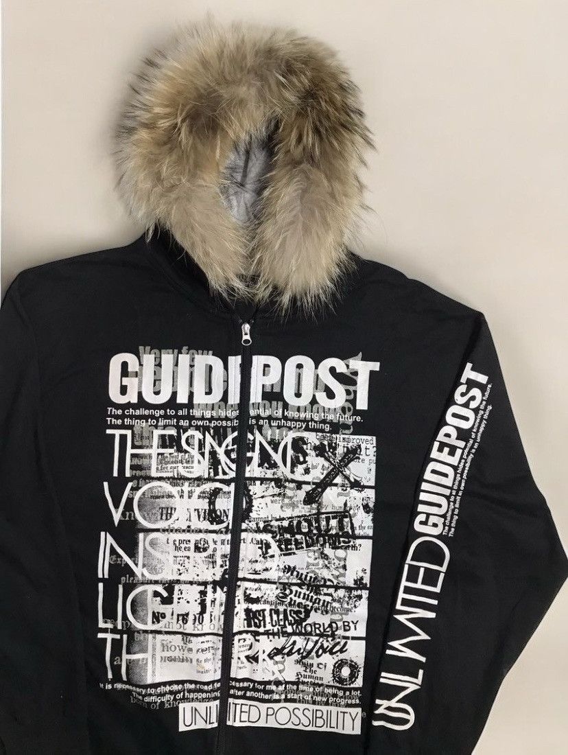 If Six Was Nine Beaumont 2000s Poem Fur Hoodie Size US XXL / EU 58 / 5 - 2 Thumbnail
