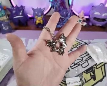 Japanese Brand Punk Bat O-Ring Long Necklace Size ONE SIZE - 4 Thumbnail