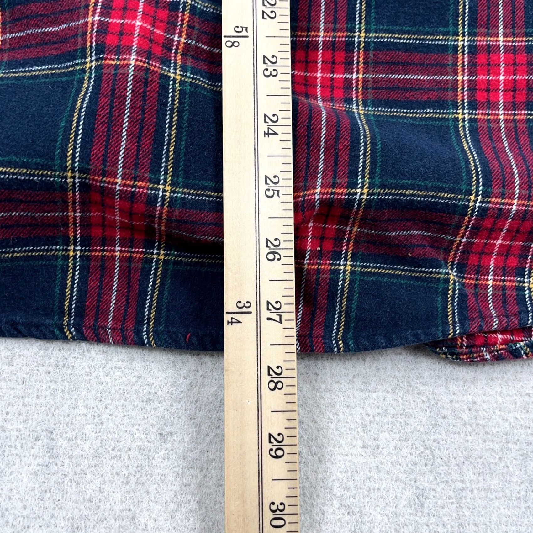 Vintage Legendary Whitetails Flannel Shirt Men L Blue Plaid Buck Camp Button Up Size US L / EU 52-54 / 3 - 7 Thumbnail
