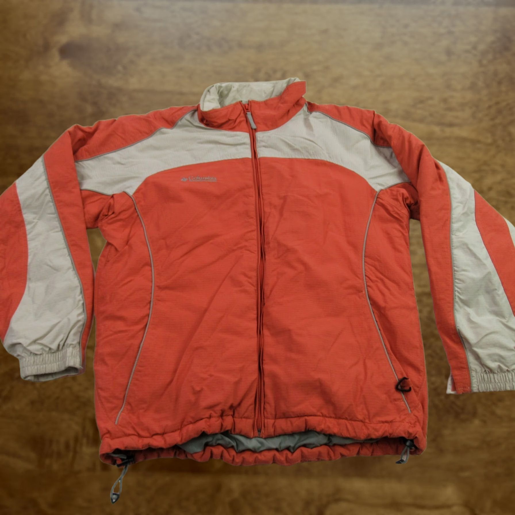 Vintage Columbia Coat Womens Large Long Sleeve Full Zip Pockets Orange Size L / US 10 / IT 46 - 1 Thumbnail