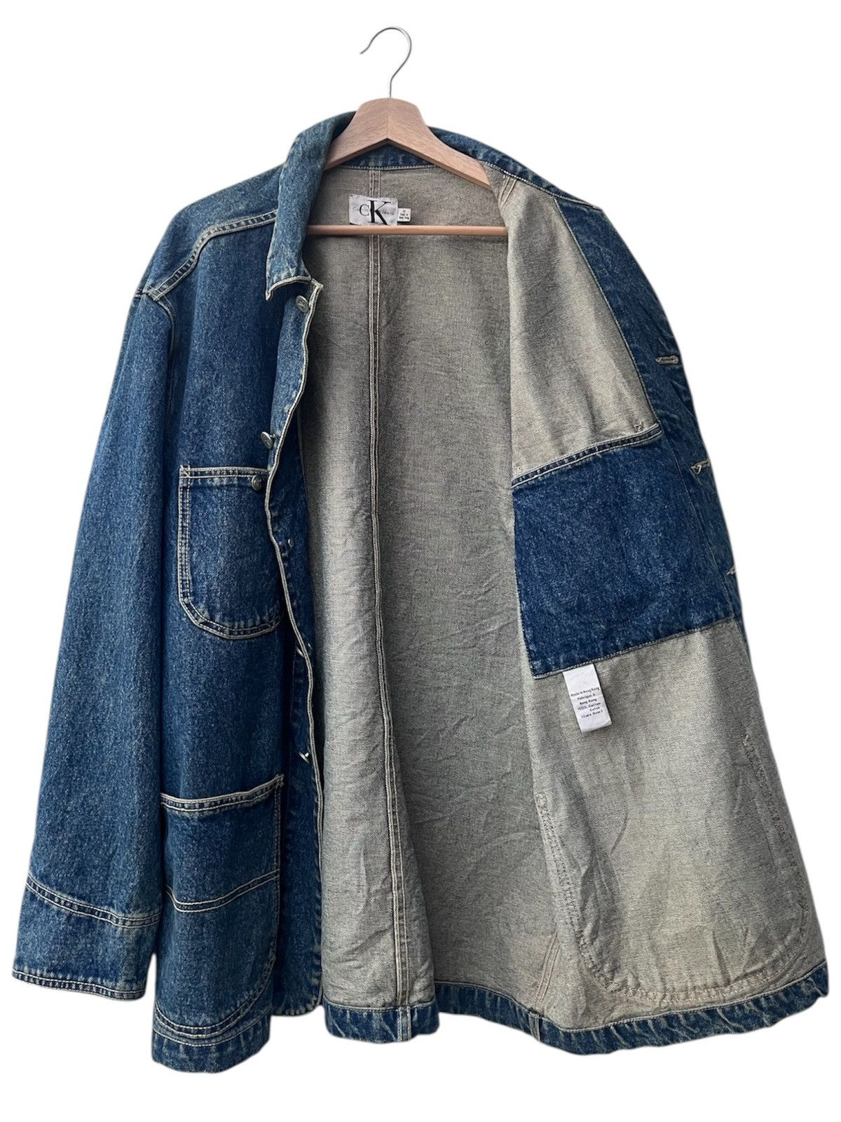 Calvin Klein Vintage Calvin Klein Denim Loco Blouson Jacket Size US M / EU 48-50 / 2 - 2 Thumbnail
