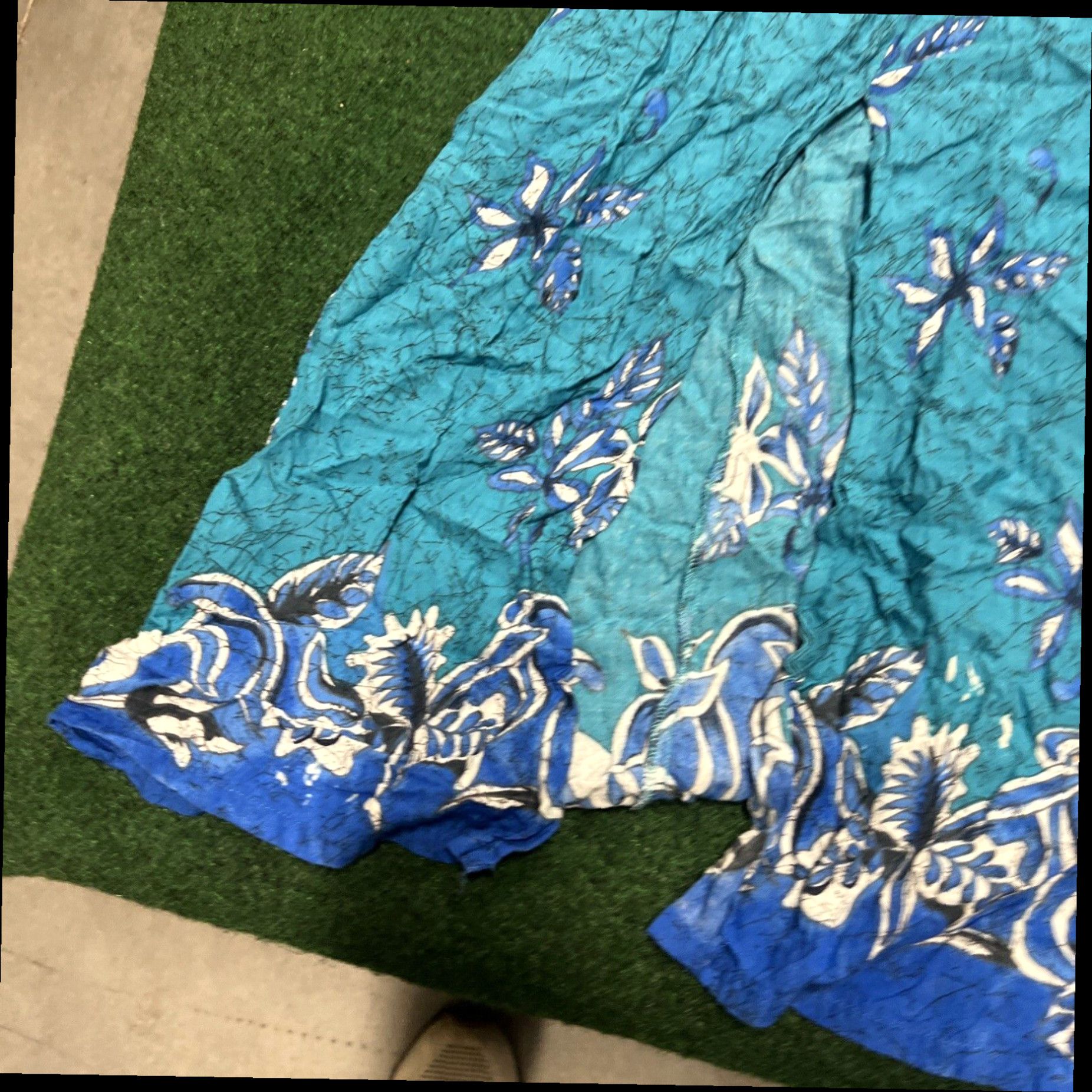 Vintage Vintage MTB Meant To Be House Dress MuuMuu One Size Floral Midi Maxi Hawaiian Size ONE SIZE - 2 Thumbnail