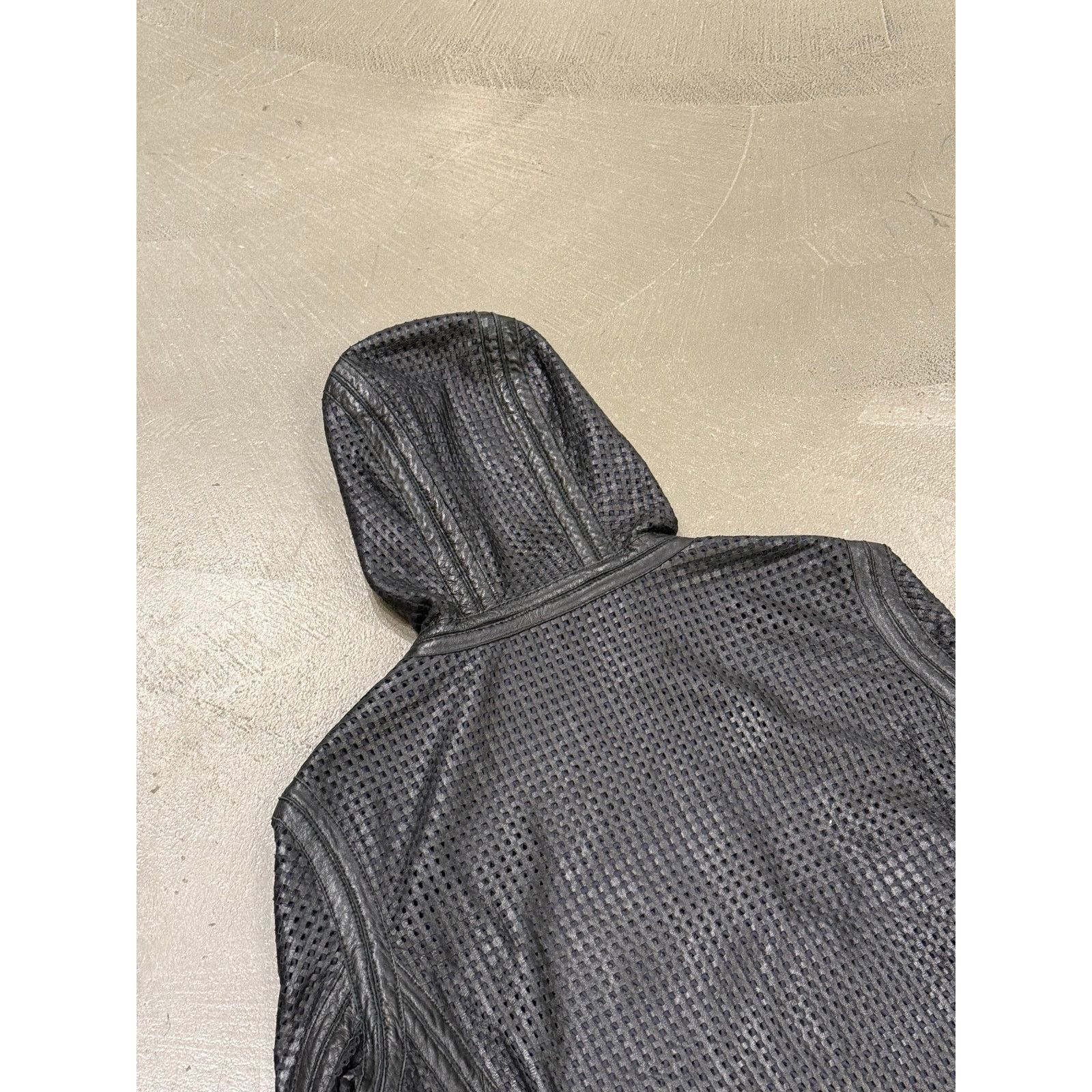 Giorgio Armani 2014 Emporio Armani laser cut leather jacket Size US M / EU 48-50 / 2 - 5 Thumbnail