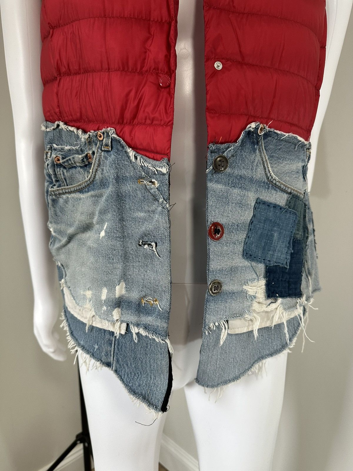 Greg Lauren × Moncler Moncler x Greg Lauren “Collide” Levi’s Denim Vest Size US L / EU 52-54 / 3 - 3 Thumbnail