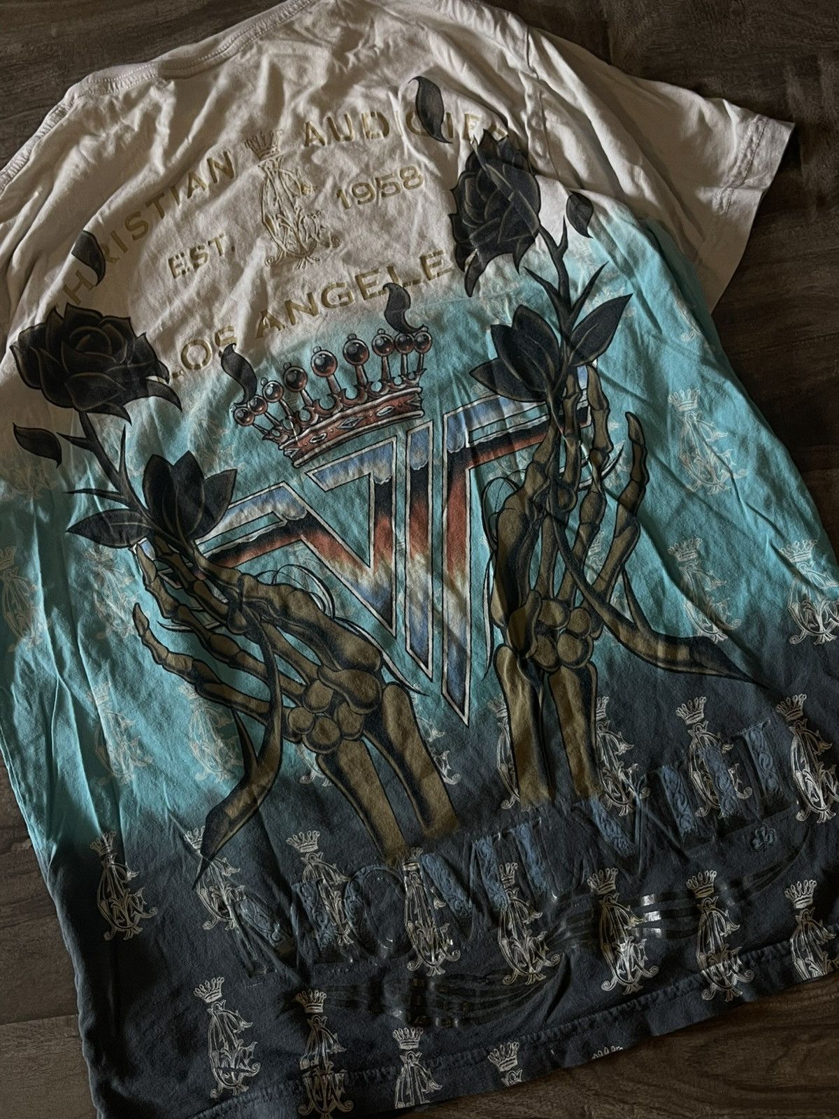 Christian Audigier Christian Audigier Van Halen Panther Tshirt Size US L / EU 52-54 / 3 - 3 Thumbnail