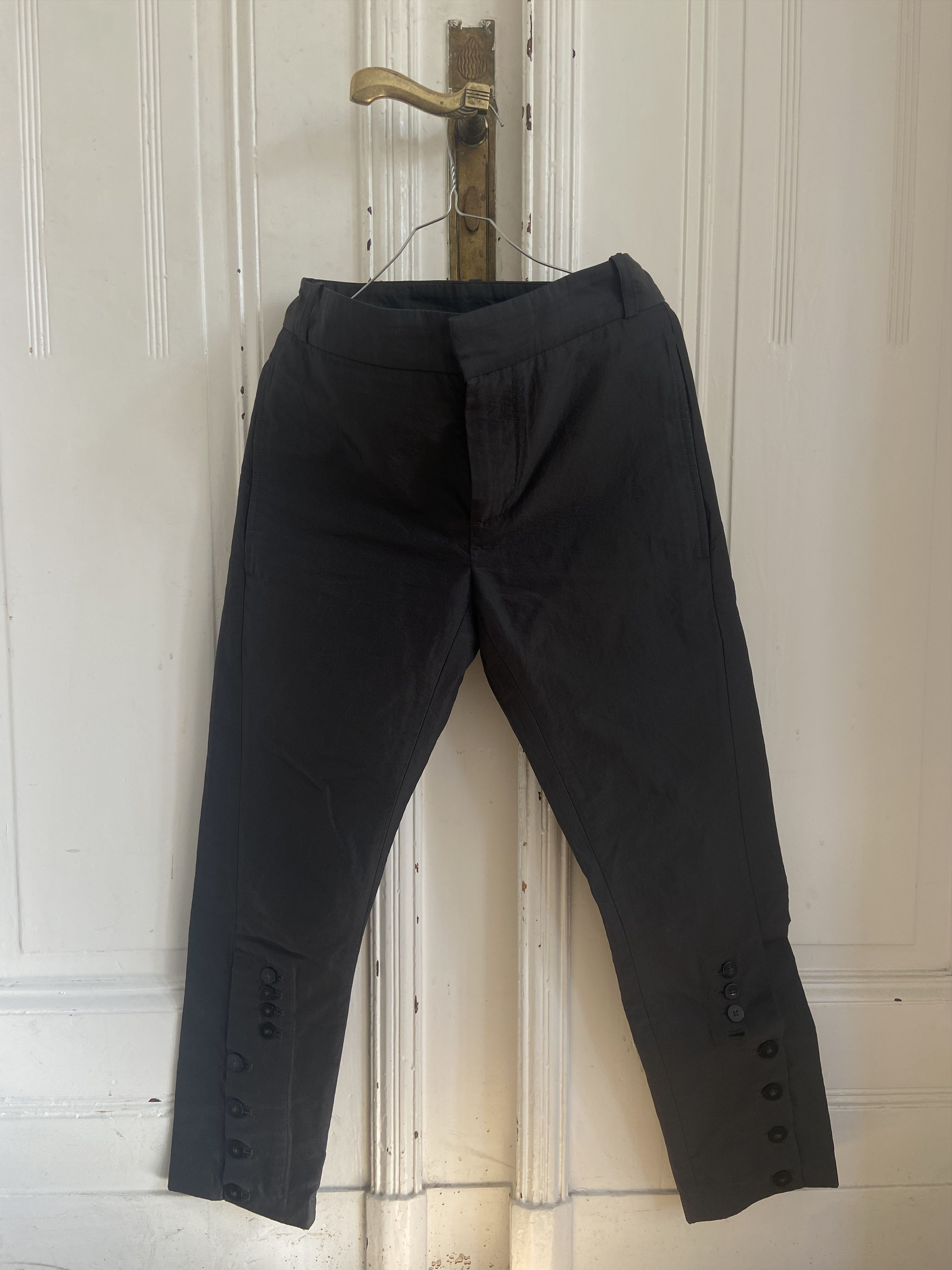Ann Demeulemeester Ann Demeulemeester Cropped Trousers Size US 28 / EU 44 - 2 Thumbnail