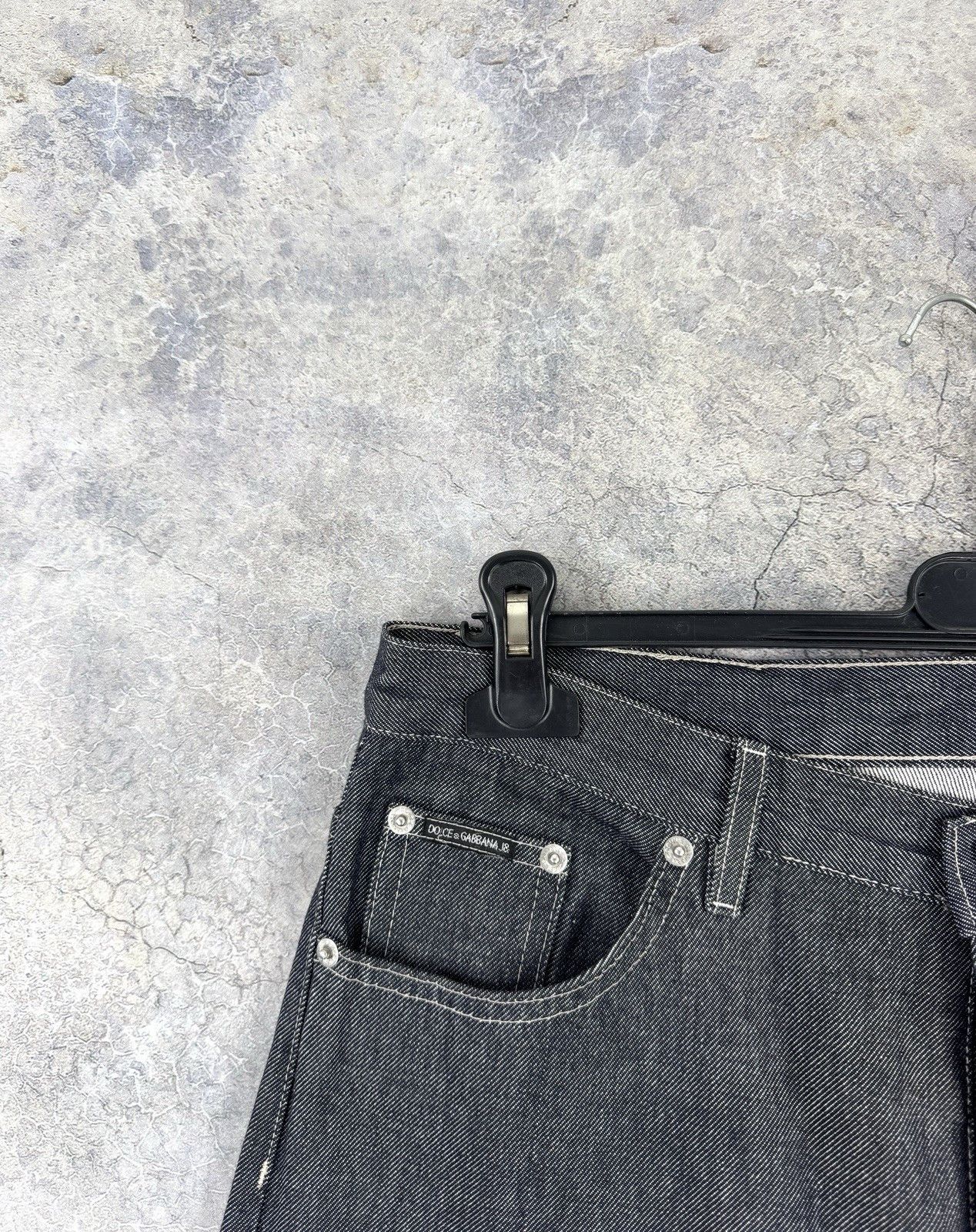 Dolce & Gabbana 1990s Dolce & Gabbana J&ANS Vintage Denim Jeans Made Italy Size US 33 - 3 Thumbnail