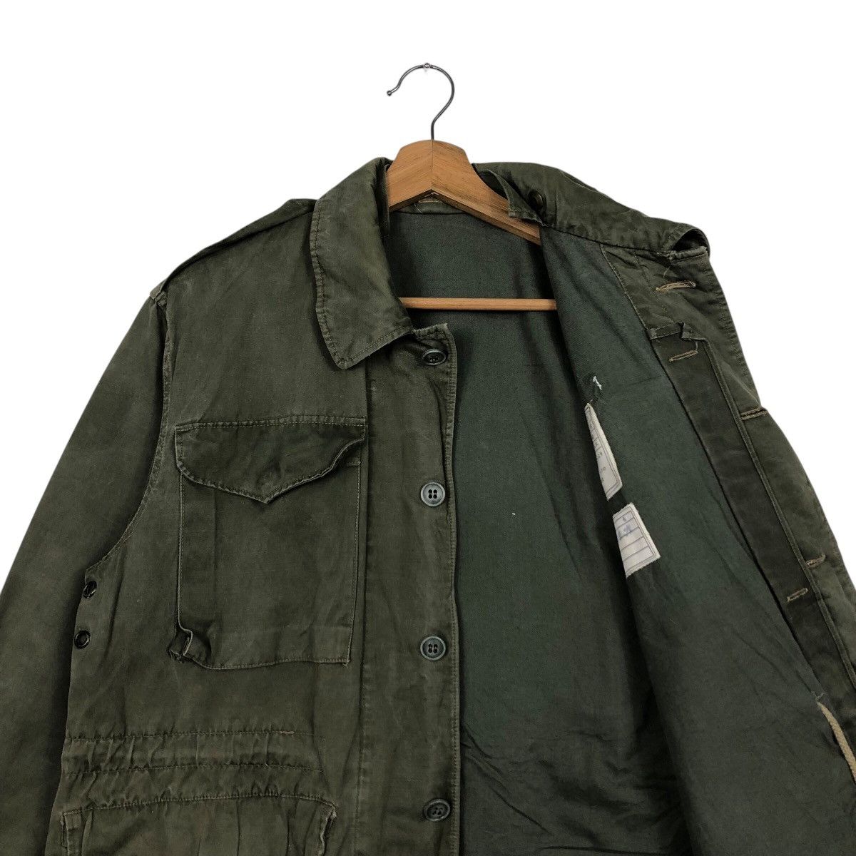 Vintage 📌Vintage Chore Work Military Jacket Buzz Rickson's Size US M / EU 48-50 / 2 - 13 Thumbnail