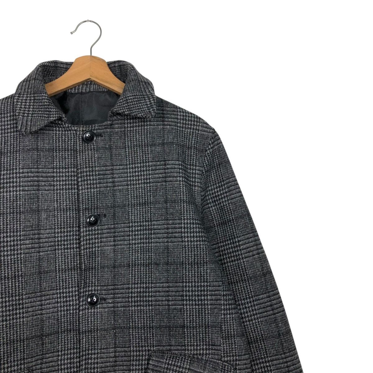 Japanese Brand 🔥VINTAGE CHORE BUTTON JACKET ROSHELL TARTAN ISSEY MIYAKE Size US L / EU 52-54 / 3 - 9 Thumbnail