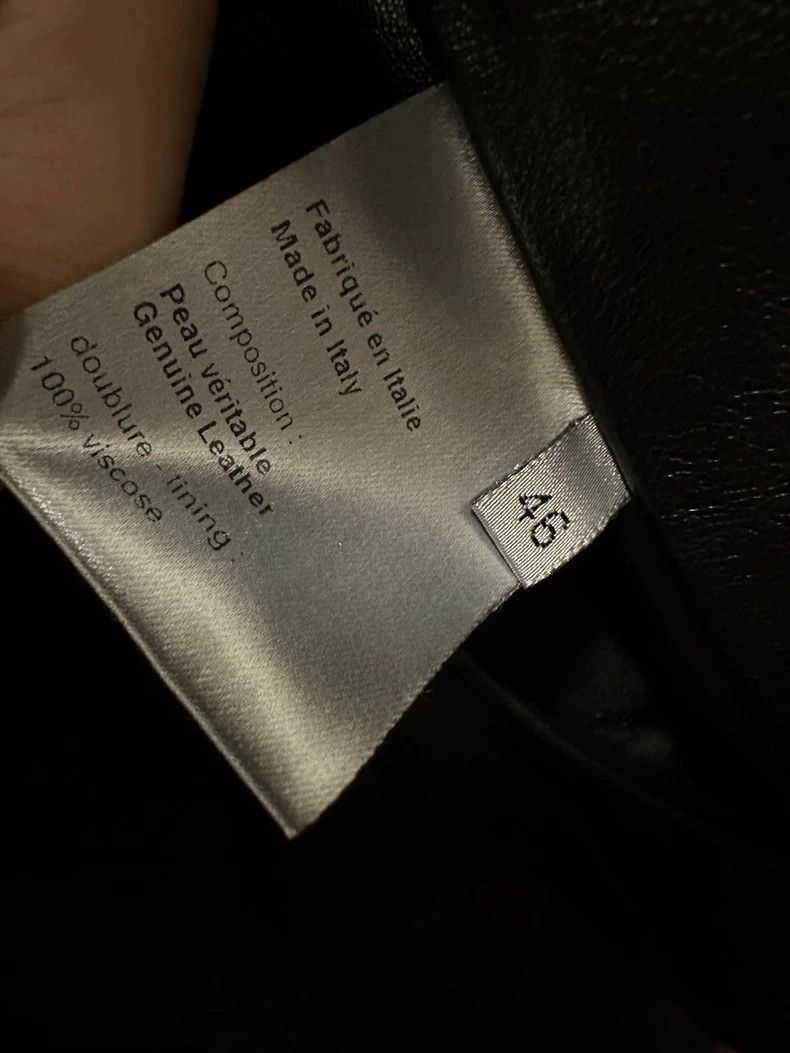 Dior dior homme black striped leather jacket-2507 Size US M / EU 48-50 / 2 - 6 Thumbnail