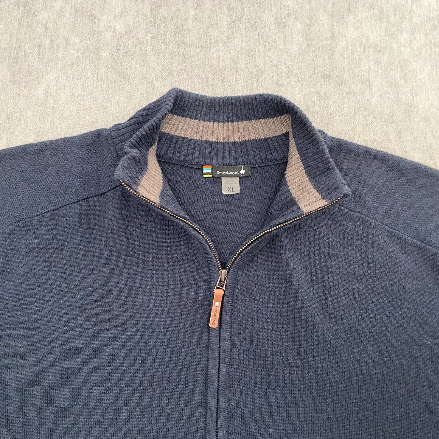 Smartwool SmartWool Sweater Adult XL Blue Kiva Ridge Half Zip Merino Wool Blend Pullover Size US XL / EU 56 / 4 - 3 Thumbnail