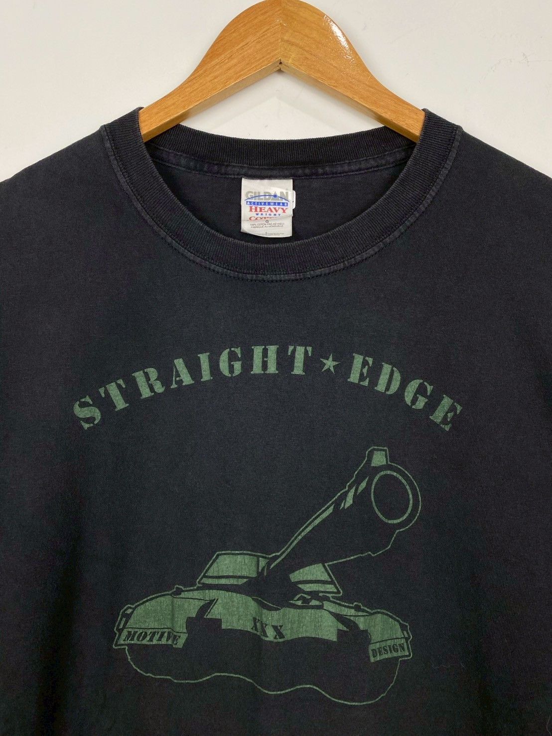 Vintage Vintage Straight Edge T-Shirts DO1274 Size US L / EU 52-54 / 3 - 2 Thumbnail
