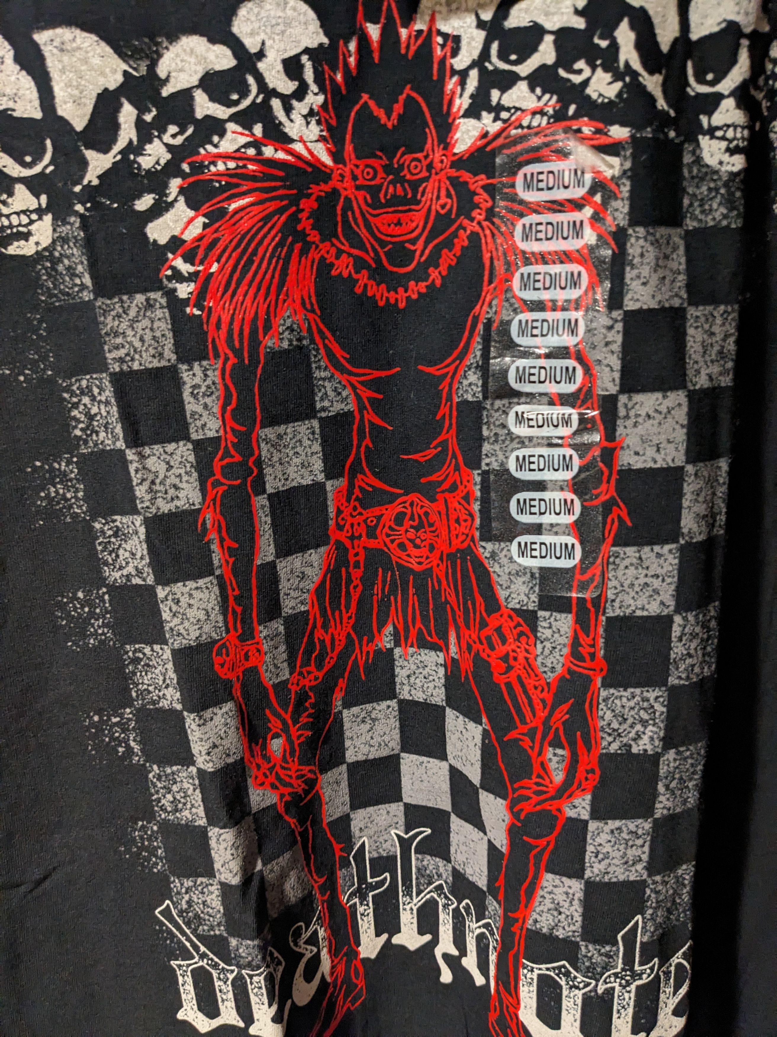 Cartoon Network × Hot Topic Death Note Ryuk Anime Cartoon Hot Topic Black Medium T-Shirt Size US M / EU 48-50 / 2 - 2 Thumbnail