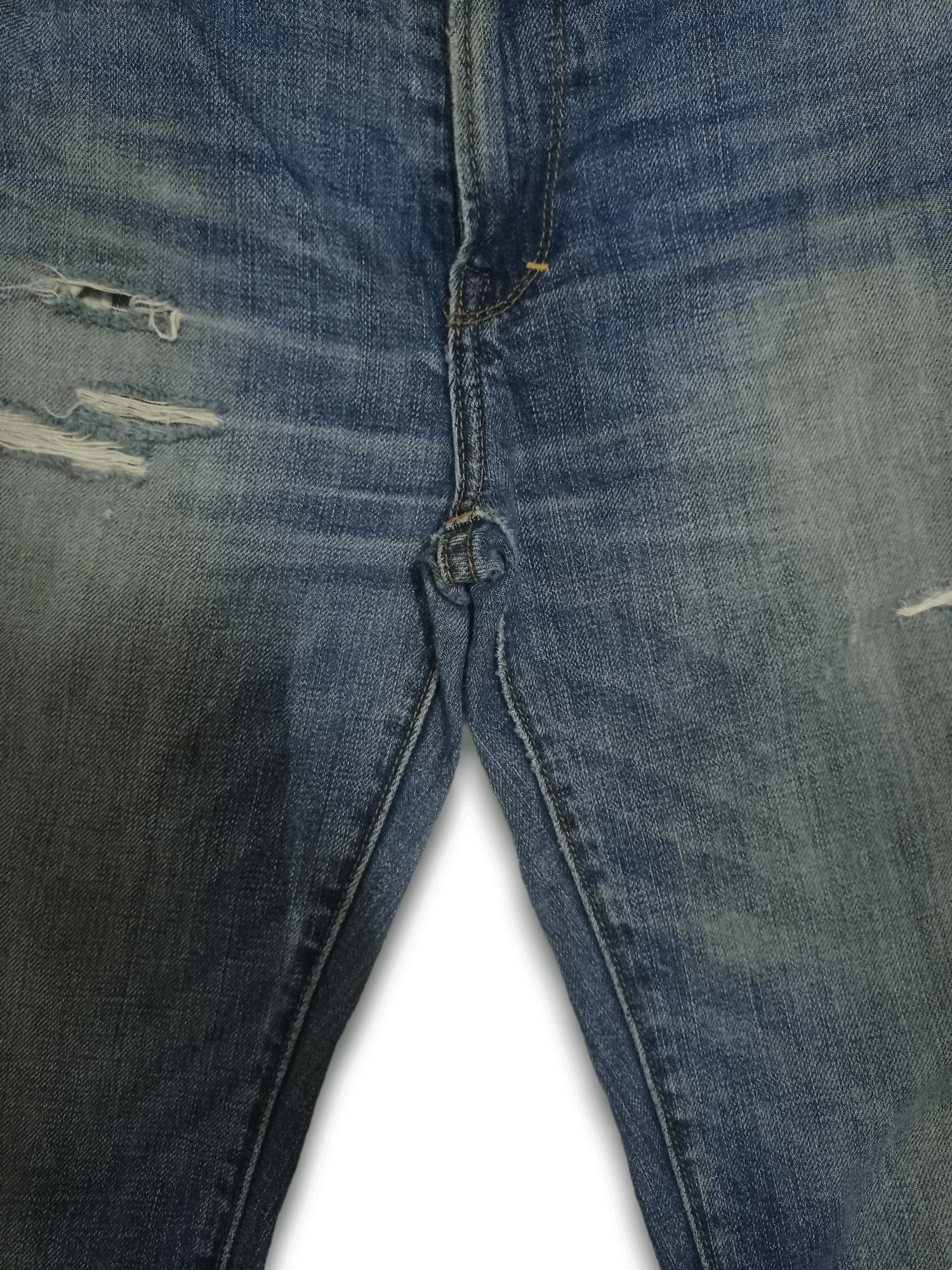 Gap Vintage Gap Premium Mud Wash Flares Style Distressed Jeans Size US 32 / EU 48 - 8 Thumbnail