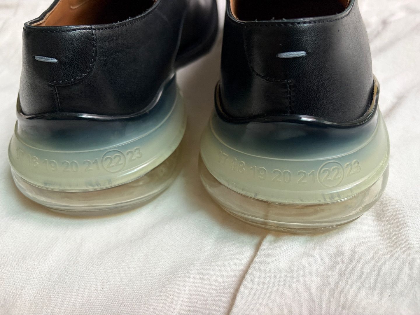 Maison Margiela Maison Margiela Airbag Heel Leather Shoes MM6 22 lace up Size US 9 / EU 42 - 9 Thumbnail