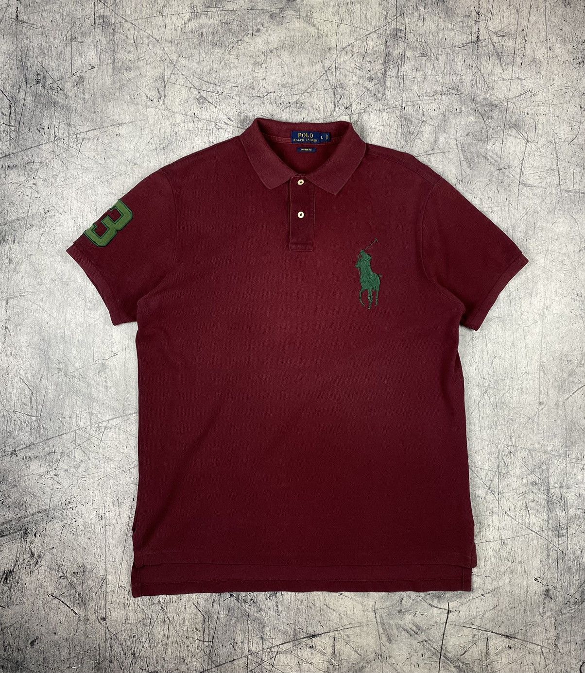 Polo Ralph Lauren Vintage Y2K Polo Ralph Lauren Big Pony Rugby Shirt Size US L / EU 52-54 / 3 - 2 Thumbnail