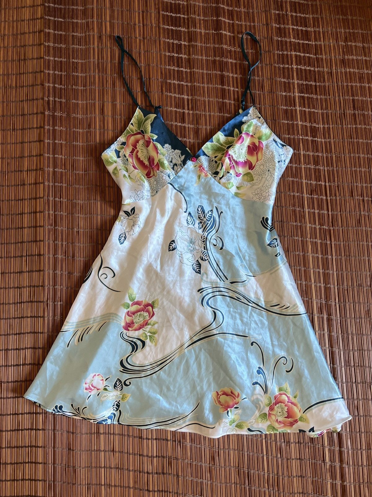 Oscar De La Renta Oscar de la renta floral silk sleep night gown slip dress Size M / US 6-8 / IT 42-44 - 3 Thumbnail
