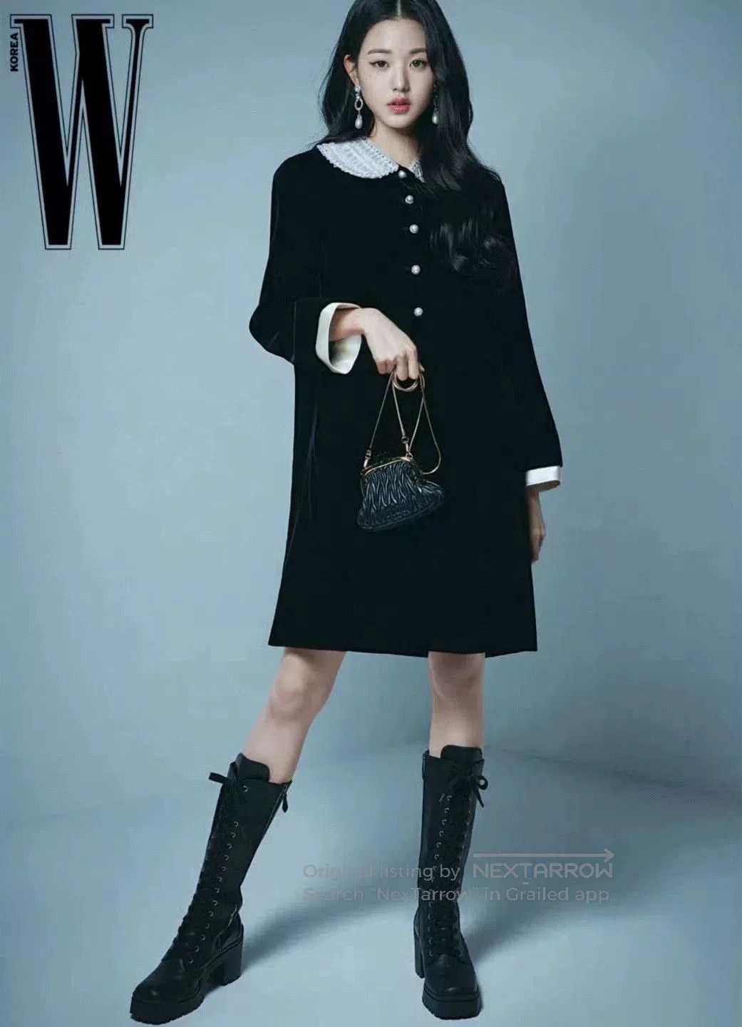 Miu Miu Miu Miu Black Velvet Dress. Size S / US 4 / IT 40 - 4 Thumbnail