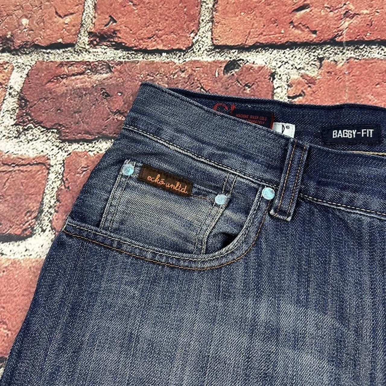 Southpole Vintage Ecko Unltd Denim Shorts Baggy Skater Y2K Wide Leg Size US 36 / EU 52 - 11 Thumbnail