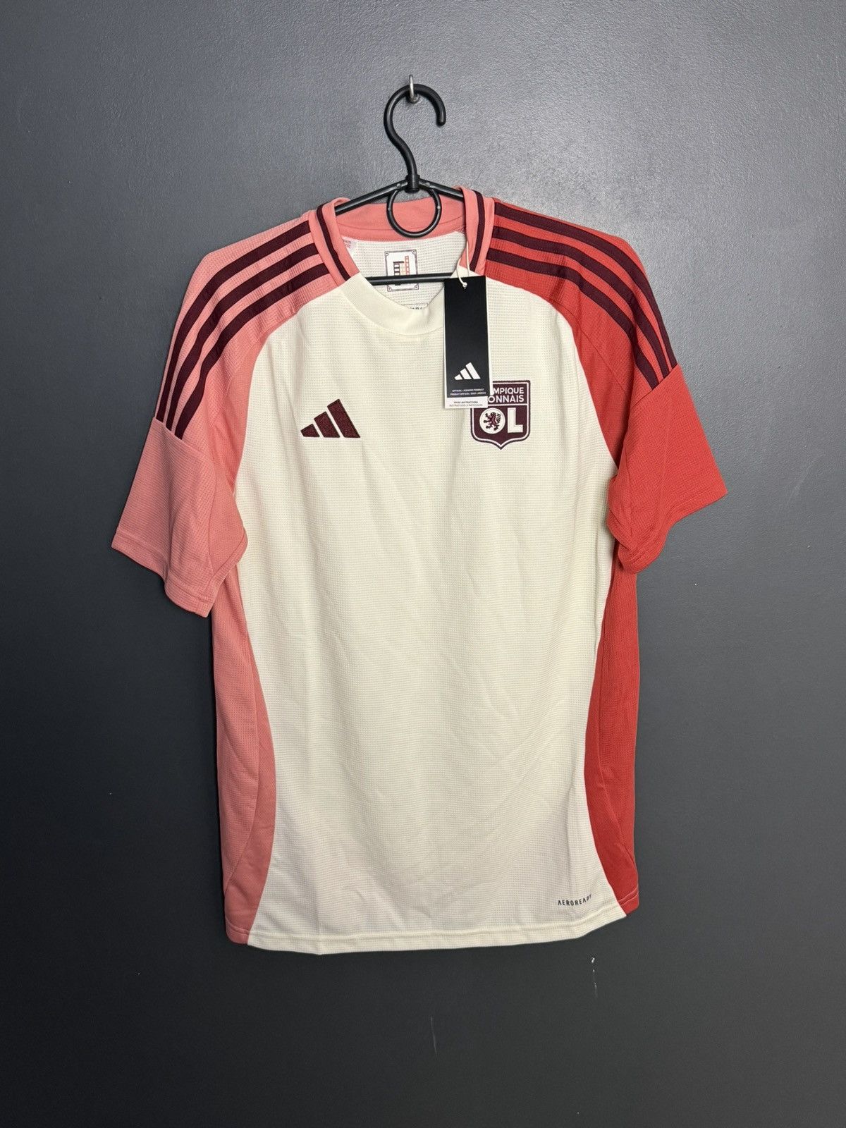Adidas KIDS New Olympique Lyon 24/25 Third Football Jersey T-Shirt Size US S / EU 44-46 / 1 - 1 Thumbnail