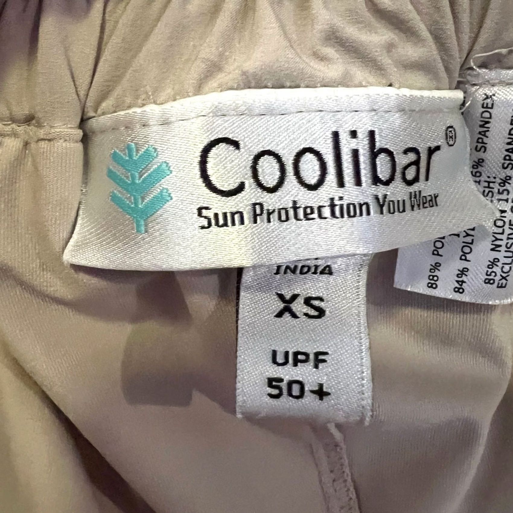 Vintage Coolibar Skort Skirt Womens XS Beige Cream Performance UPF Size 26" / US 2 / IT 38 - 5 Thumbnail