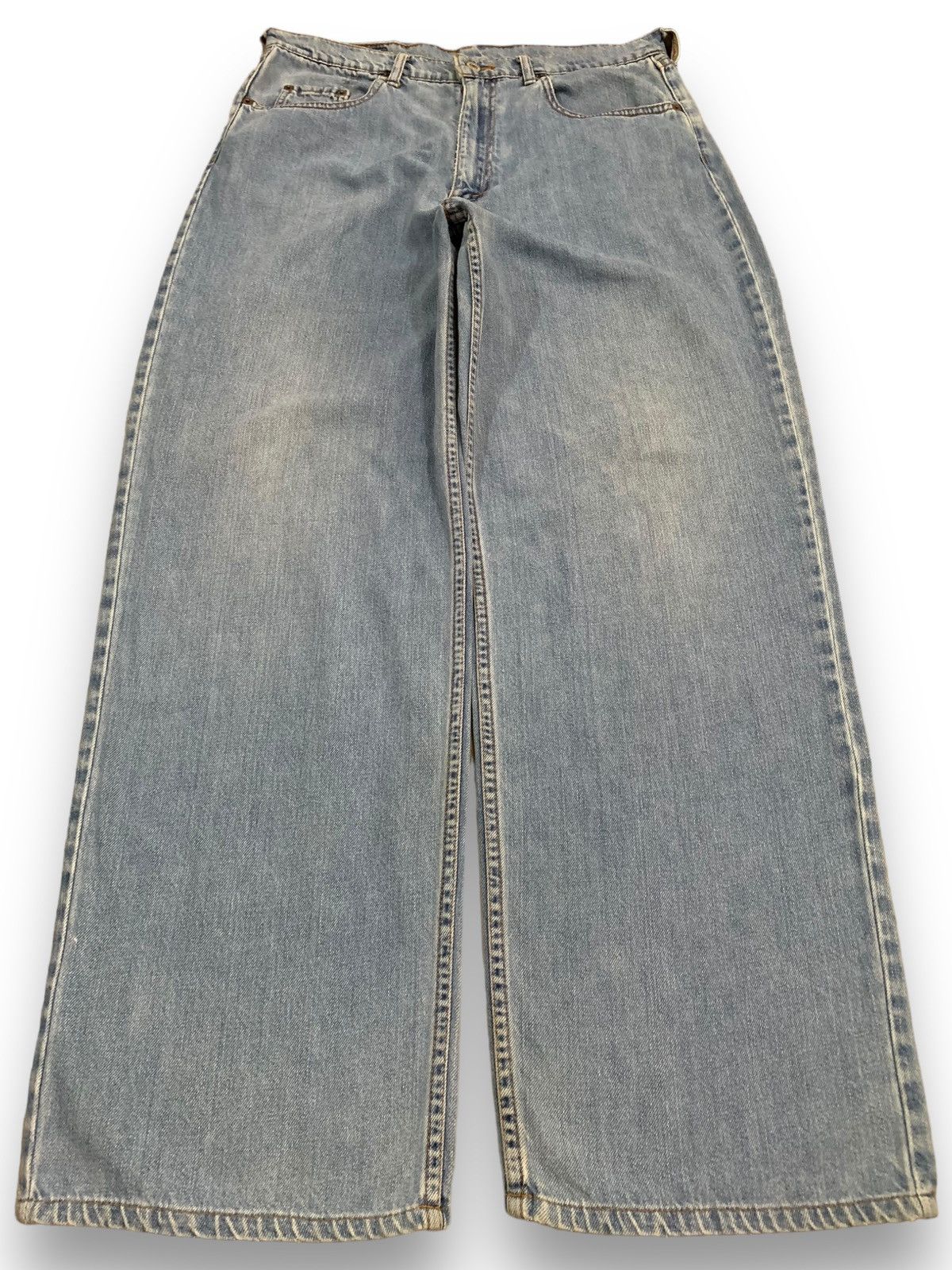 Levi's Vintage 90s Levis 529 White Tab Blue Washed Baggy Jeans Size US 32 / EU 48 - 1 Thumbnail