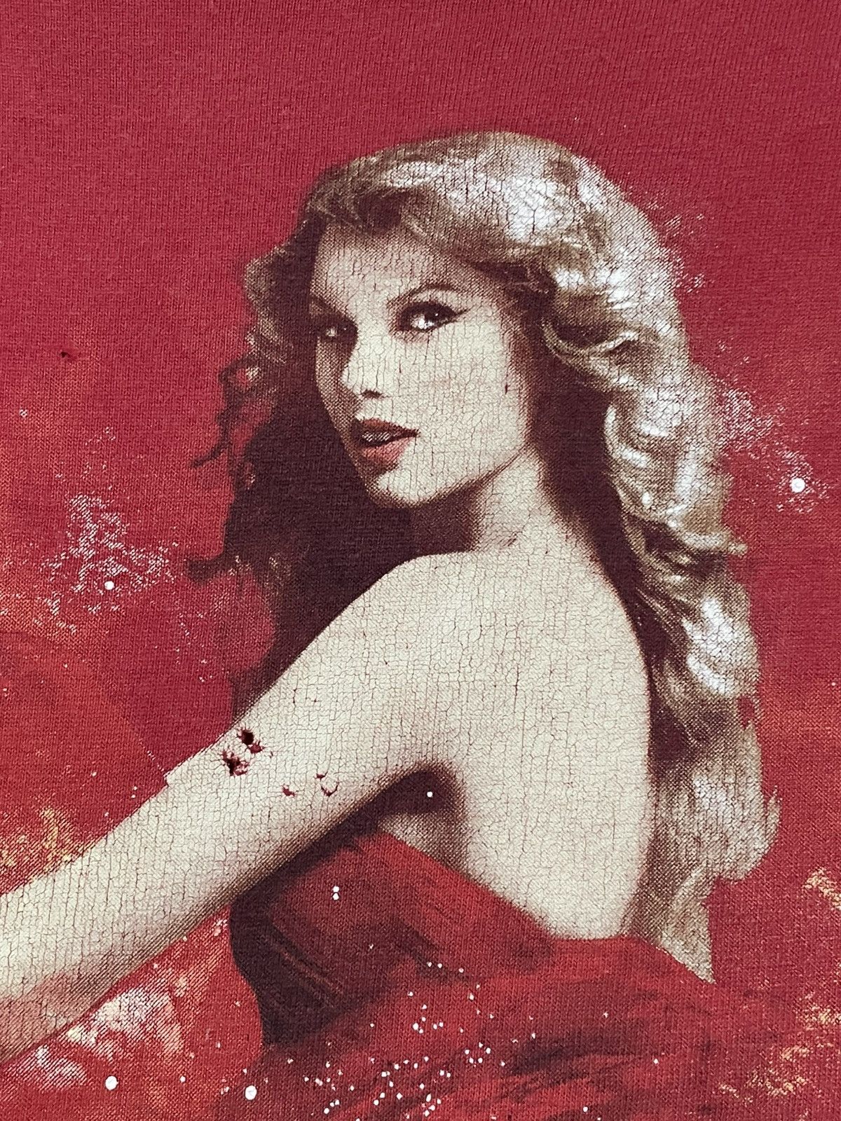 Vintage Vintage Orignal Taylor Swift Speak Now Tour Distressed Tee Size US M / EU 48-50 / 2 - 8 Thumbnail