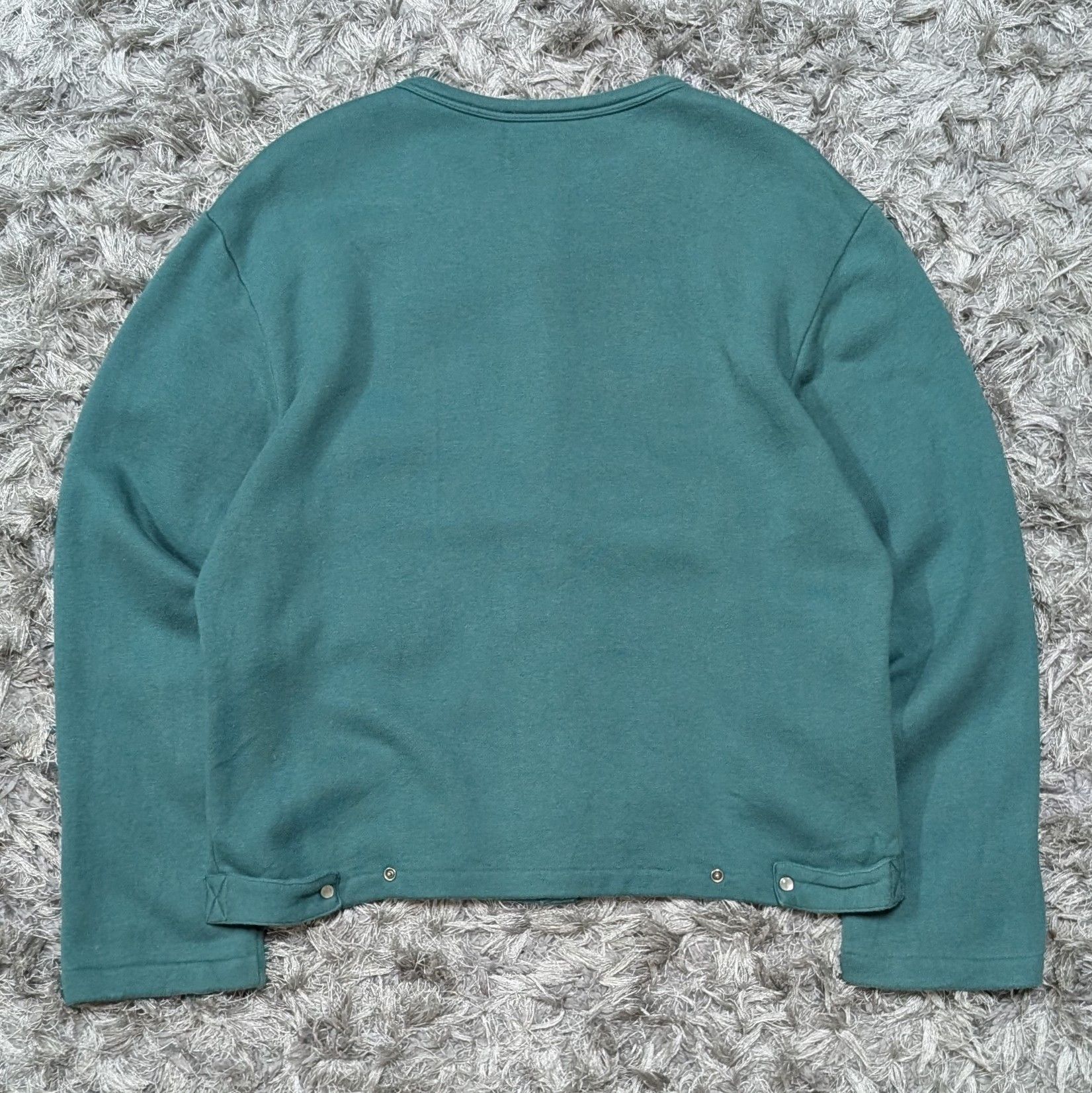 agnes b. Agnes B. Compression Cardigan Green Brushed Lining Jacket Size XS / US 0-2 / IT 36-38 - 2 Thumbnail